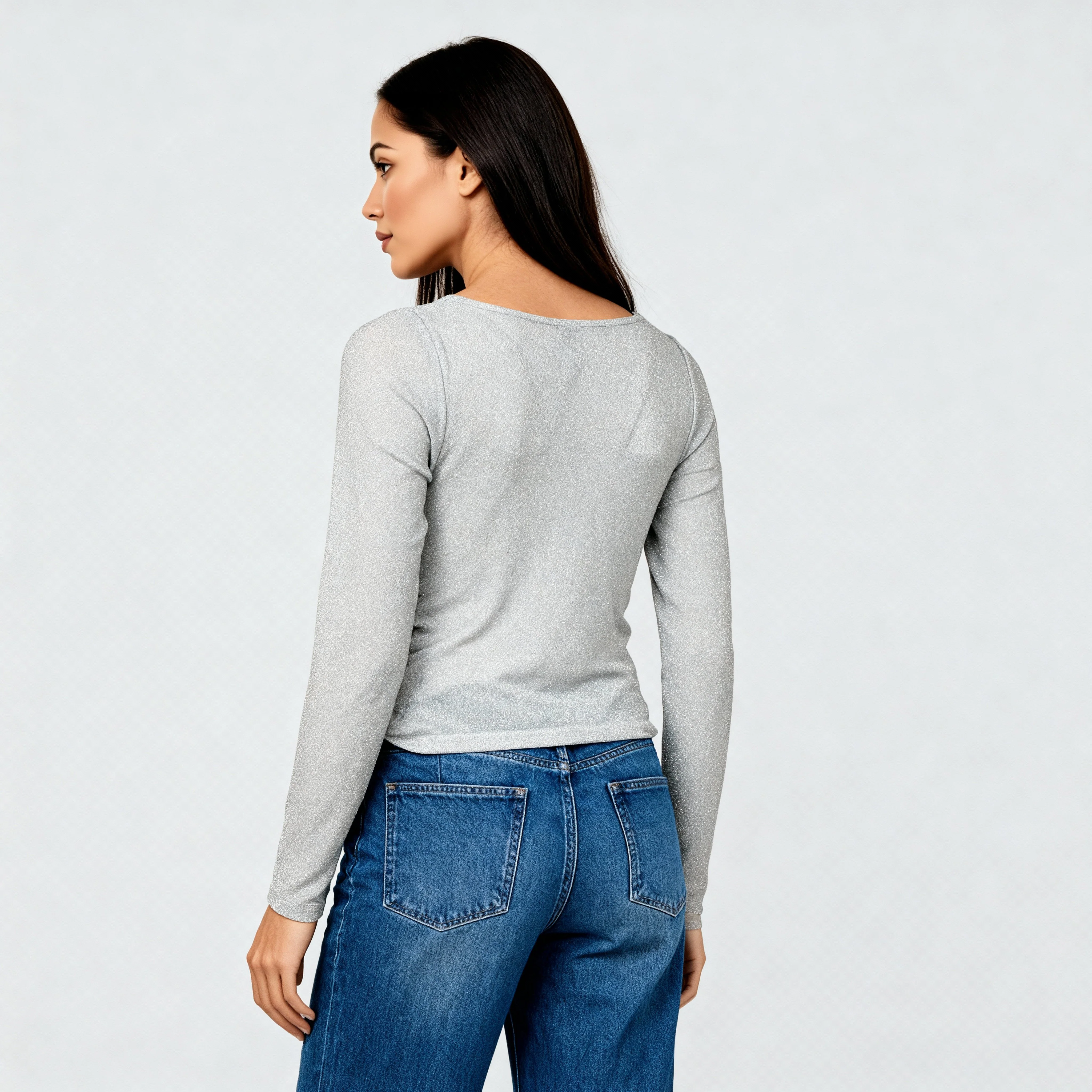 Side Ruched Fitted Betty Top - Image 3