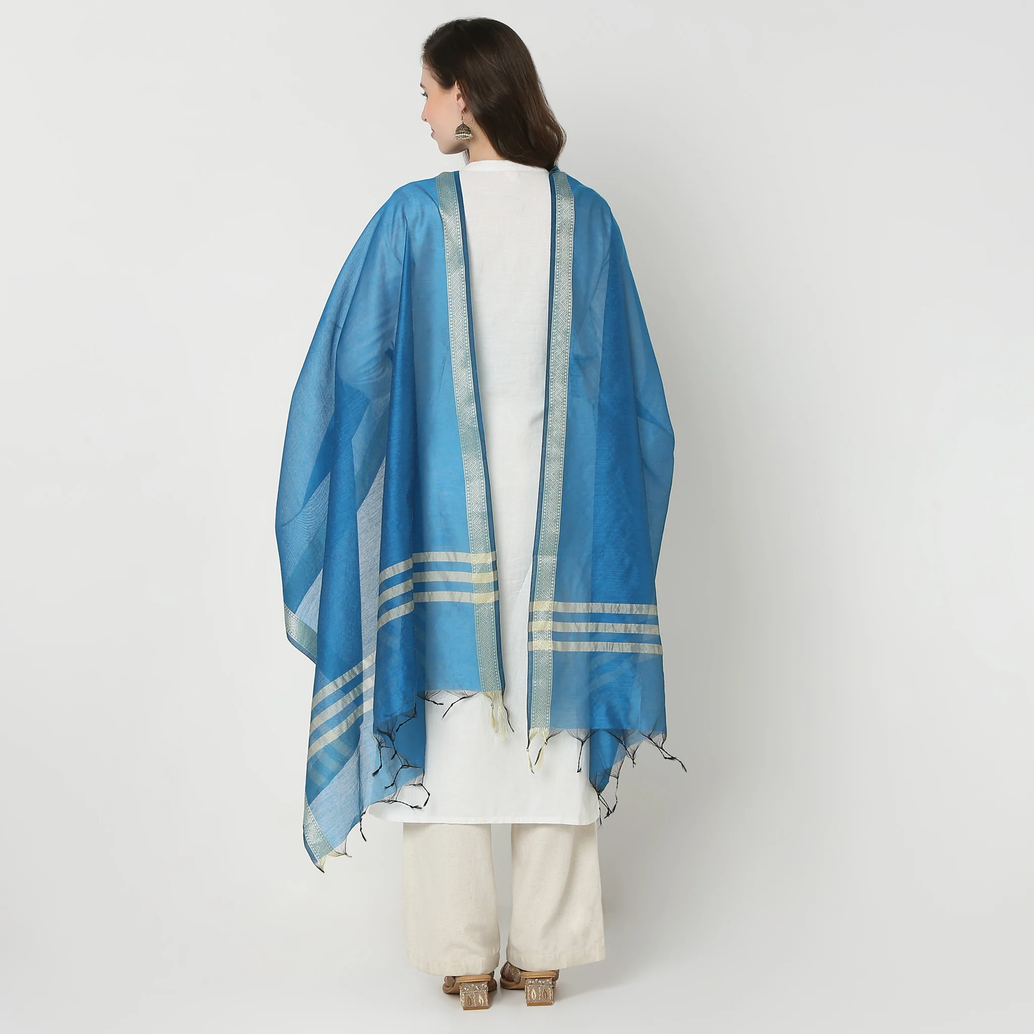 Silk Blend Dupatta - Image 8