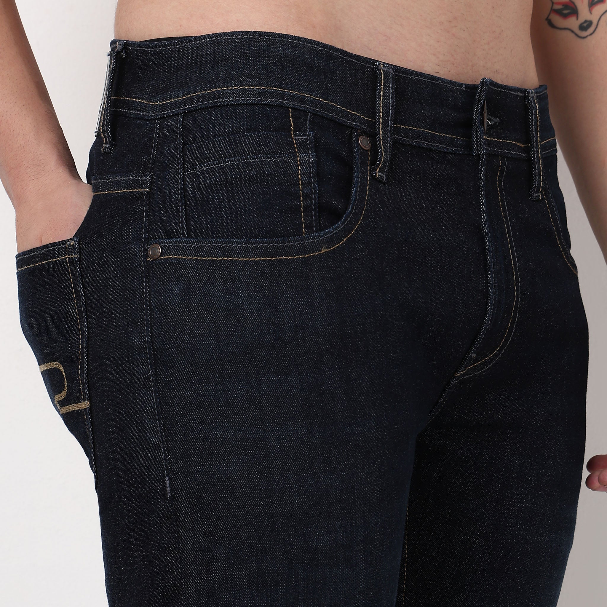 Skinny Comfort fit Cotton Jeans - Image 4