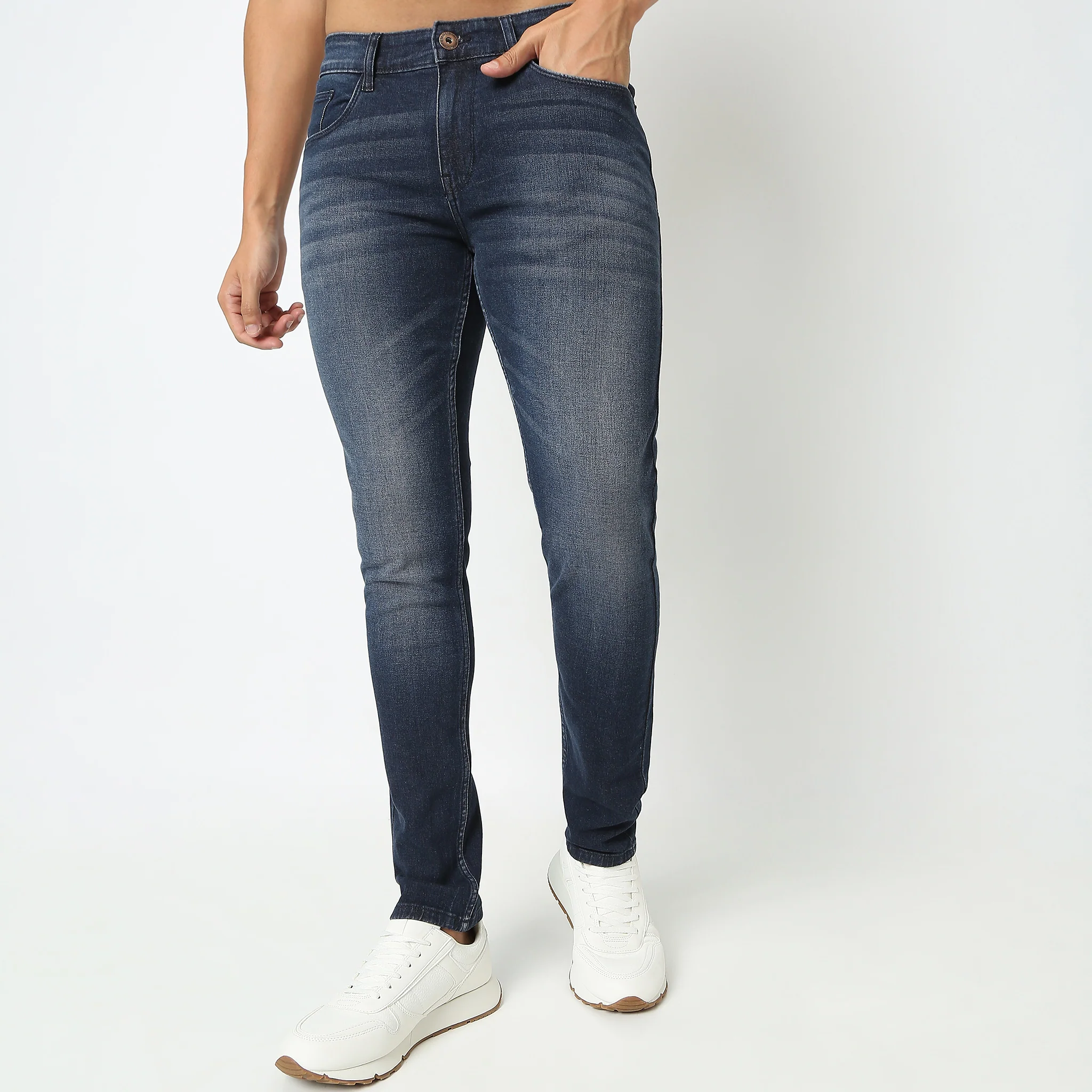 Union of Denim® Origin Series Strtech Authentic Indigo Classic Stone Wash Comfort Skinny Crop Fit - Image 12