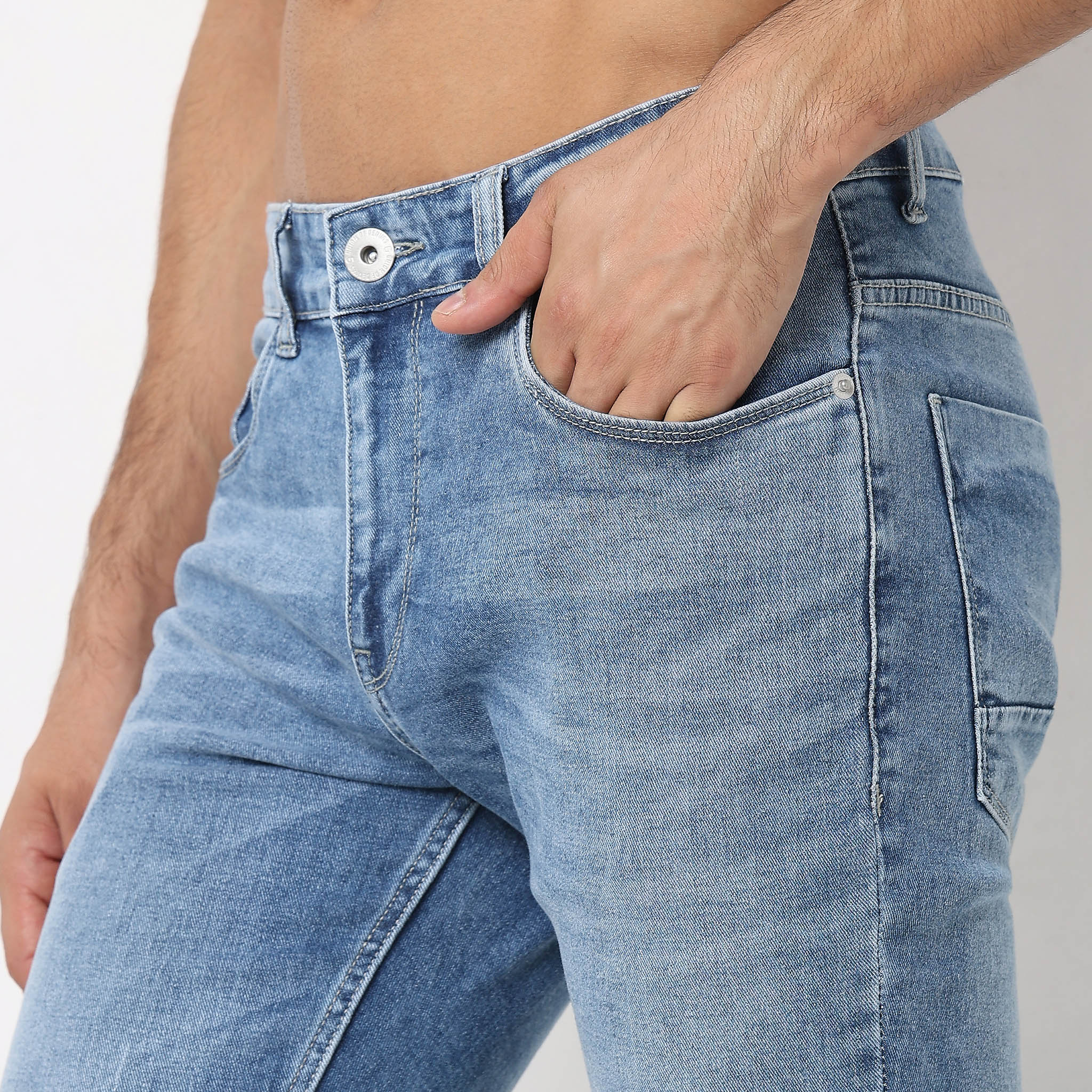 Union of Denim® Origin Series Strtech Authentic Indigo Classic Stone Wash Comfort Skinny Crop Fit - Image 29
