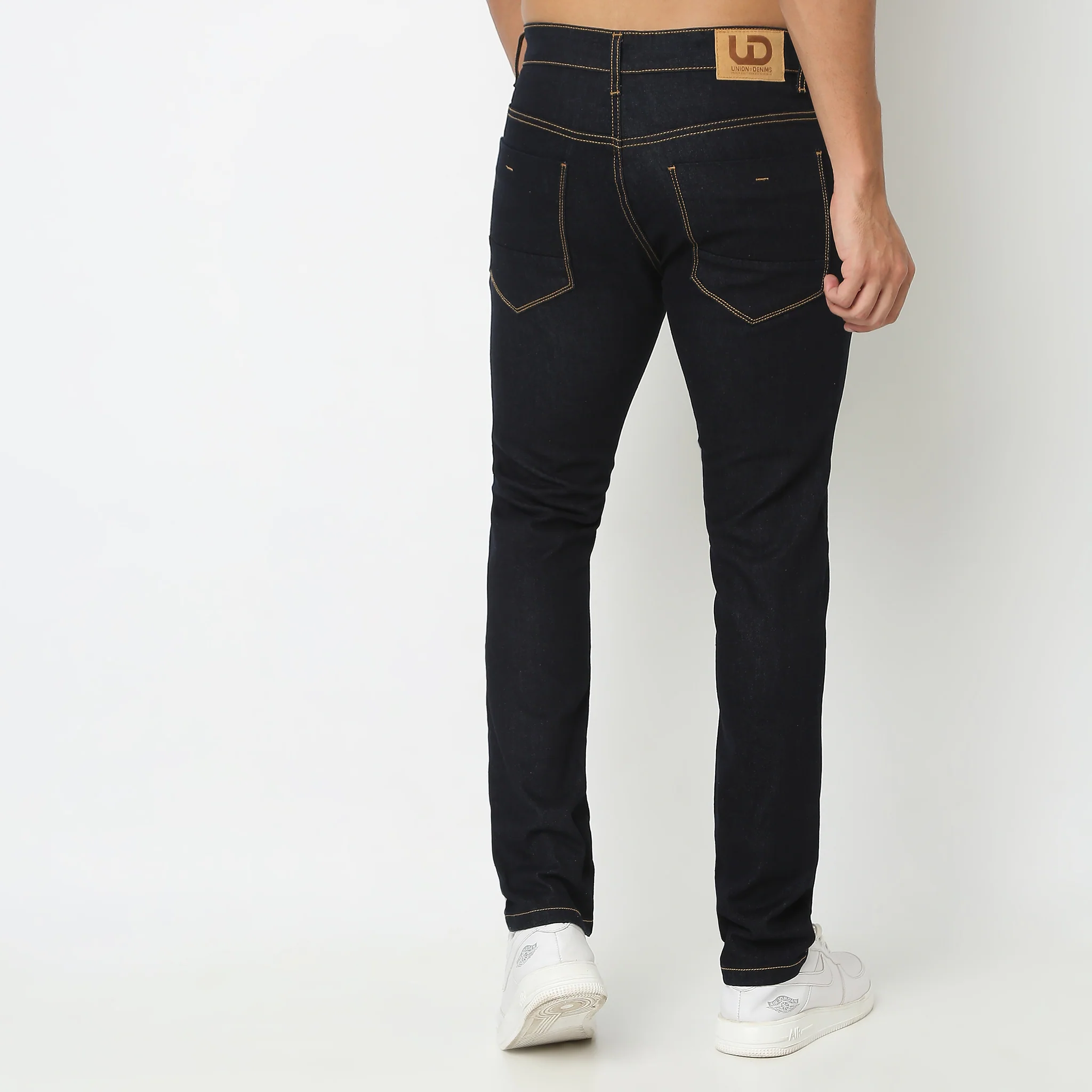 Union of Denim® Origin Series Strtech Authentic Indigo Classic Stone Wash Comfort Skinny Crop Fit - Image 3