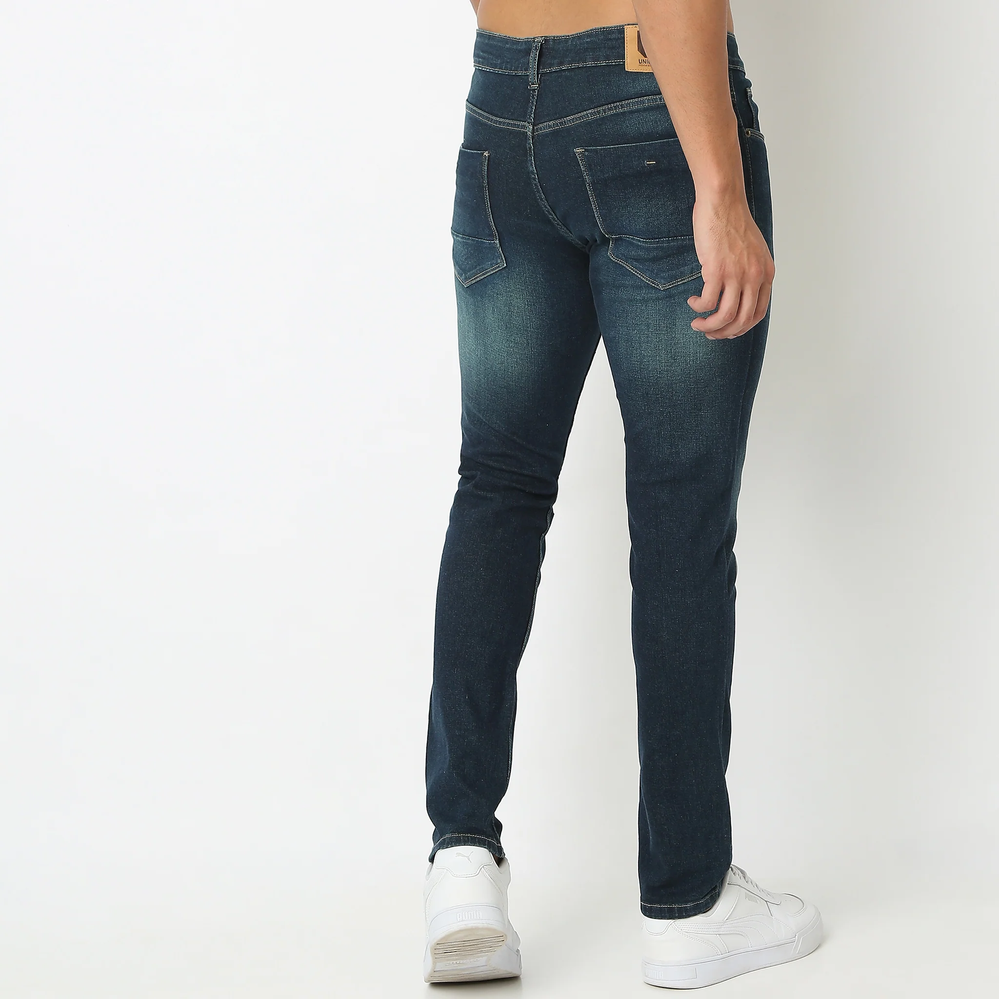Union of Denim® Origin Series Strtech Authentic Indigo Classic Stone Wash Comfort Skinny Crop Fit - Image 8