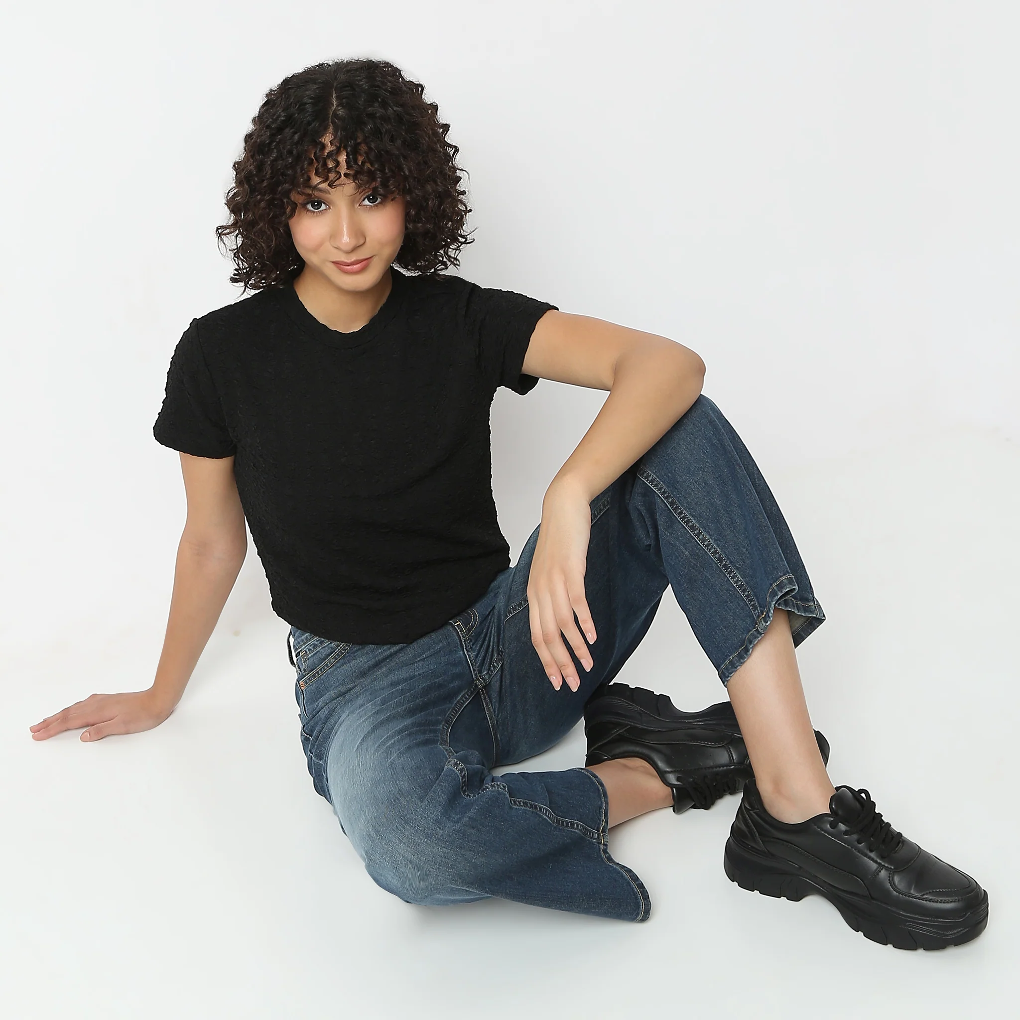 Structure Crew Neck Crop Top - Image 6