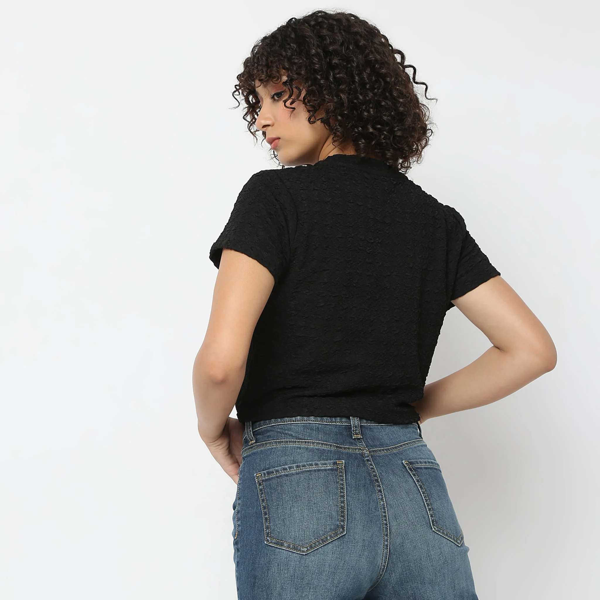 Structure Crew Neck Crop Top - Image 8