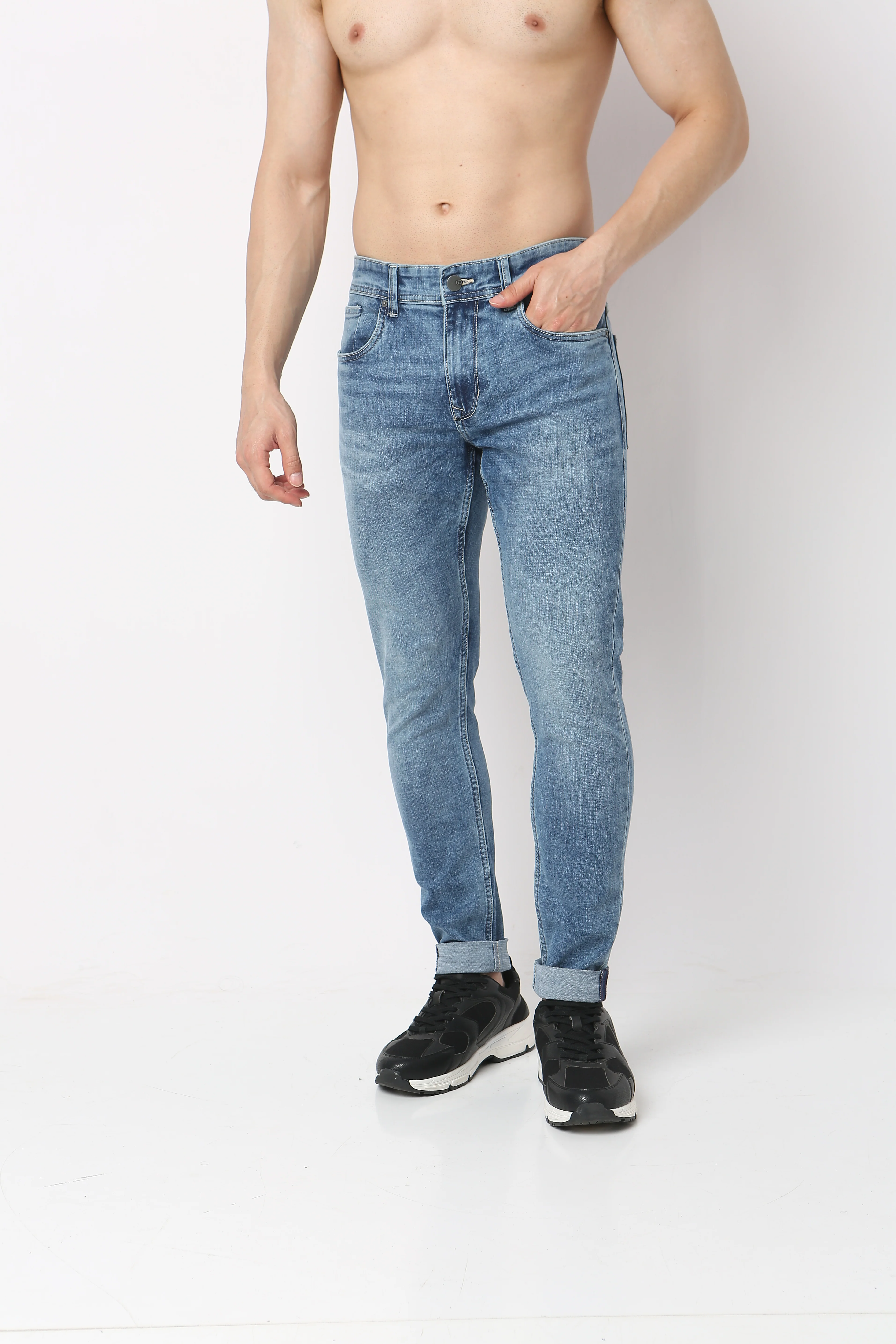Union of DenimĀ® - Adv XXII Stone Wash With E-FastĀ® Stretch Skinny Fit Jeans - Image 2