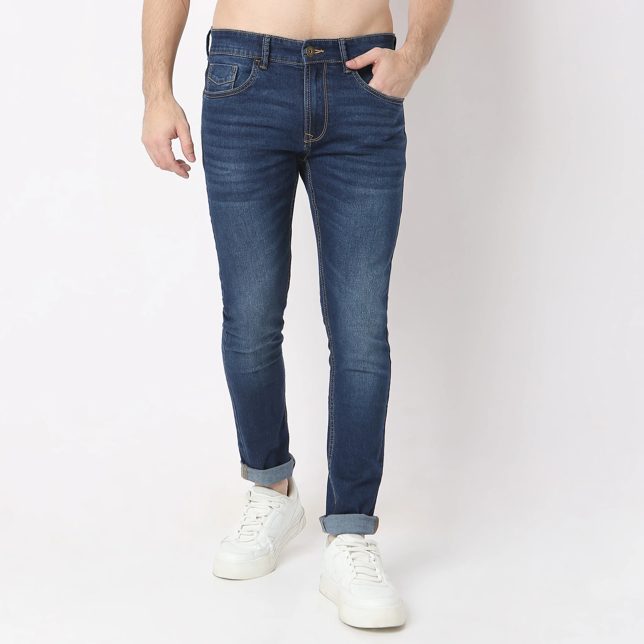 Union of DenimĀ® Whisker Washed With E-FastĀ® Stretch Skinny Fit Jeans - Image 12