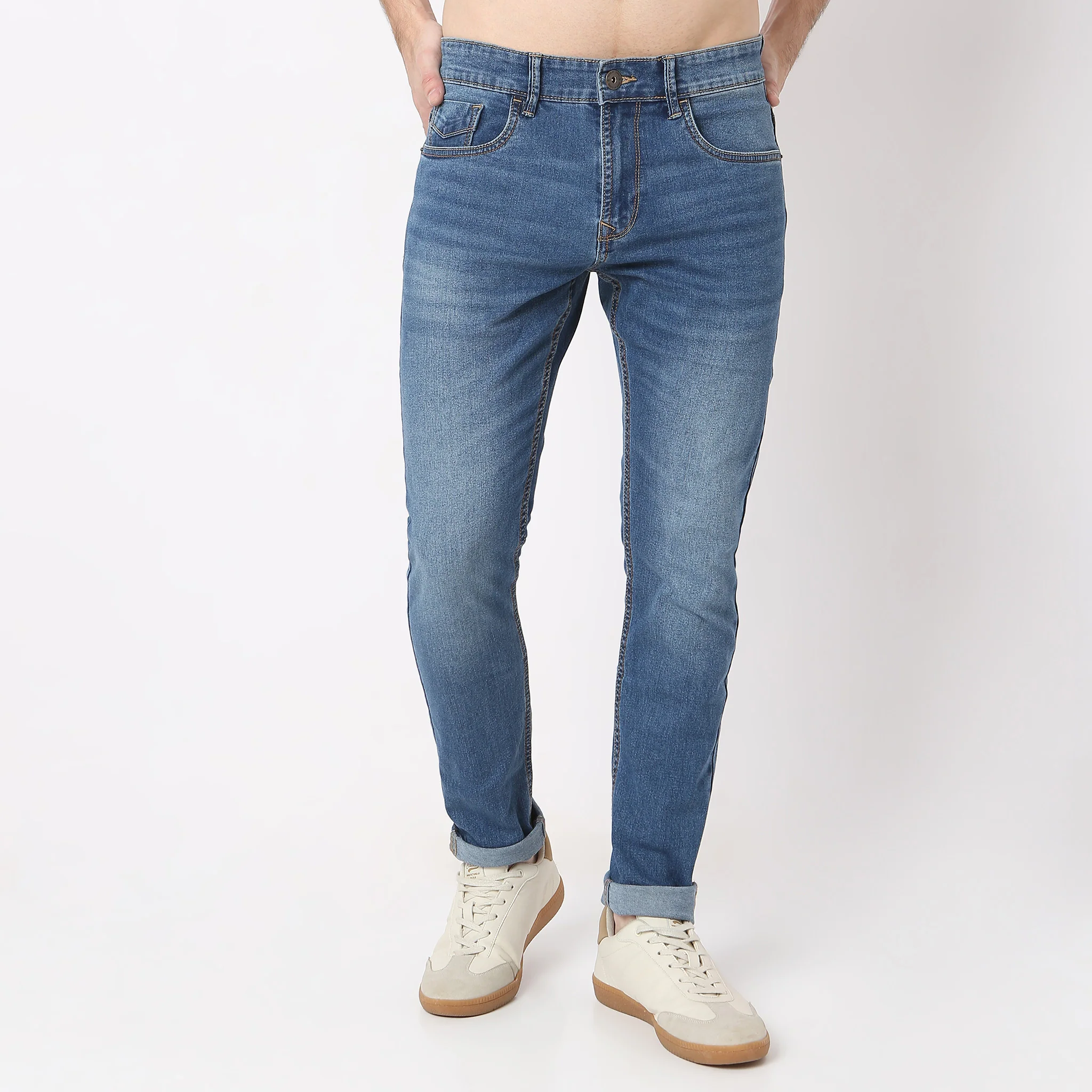 Union of DenimĀ® Whisker Washed With E-FastĀ® Stretch Skinny Fit Jeans - Image 17