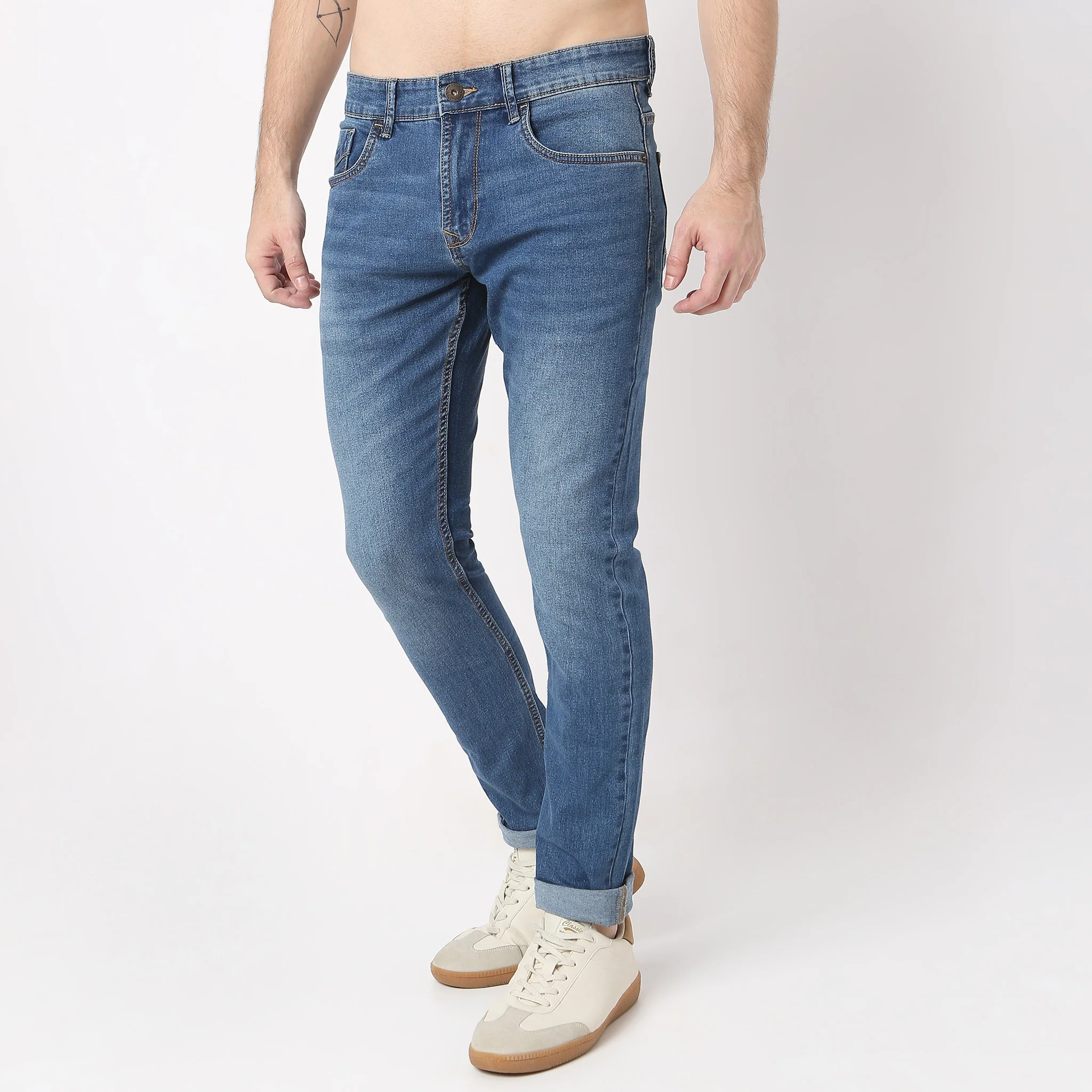 Union of DenimĀ® Whisker Washed With E-FastĀ® Stretch Skinny Fit Jeans - Image 20