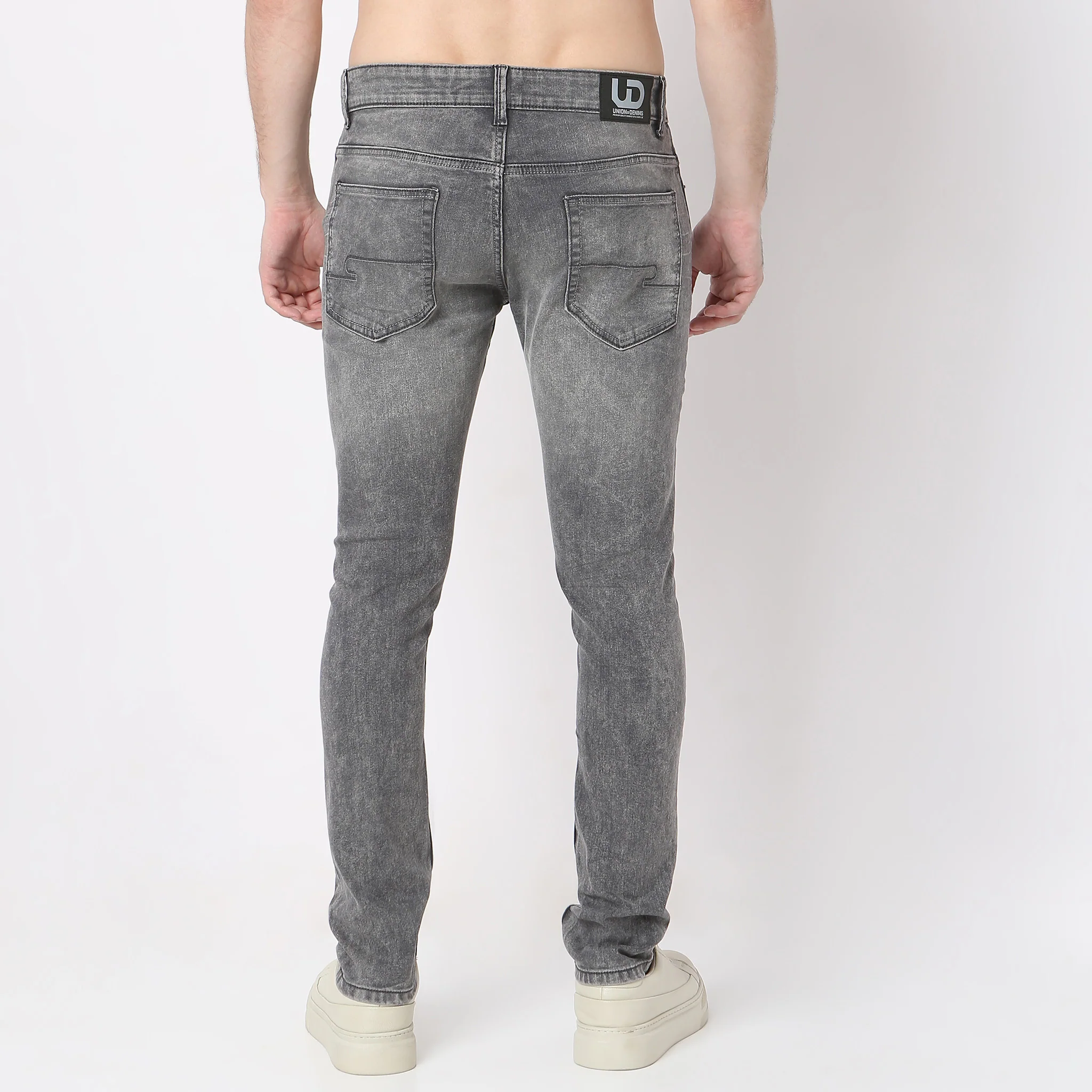 Union of DenimĀ® Whisker Washed With E-FastĀ® Stretch Skinny Fit Jeans - Image 3