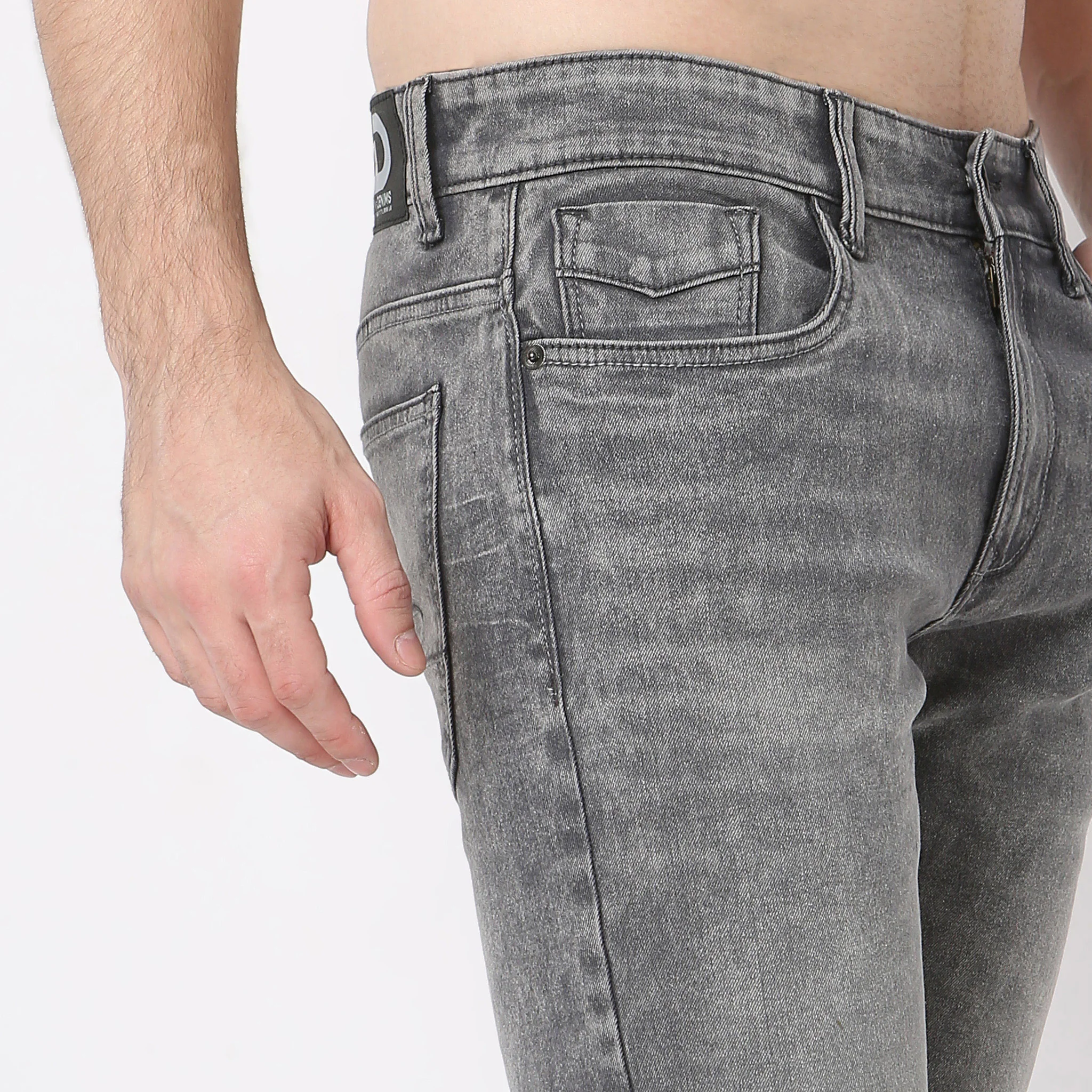 Union of DenimĀ® Whisker Washed With E-FastĀ® Stretch Skinny Fit Jeans - Image 4