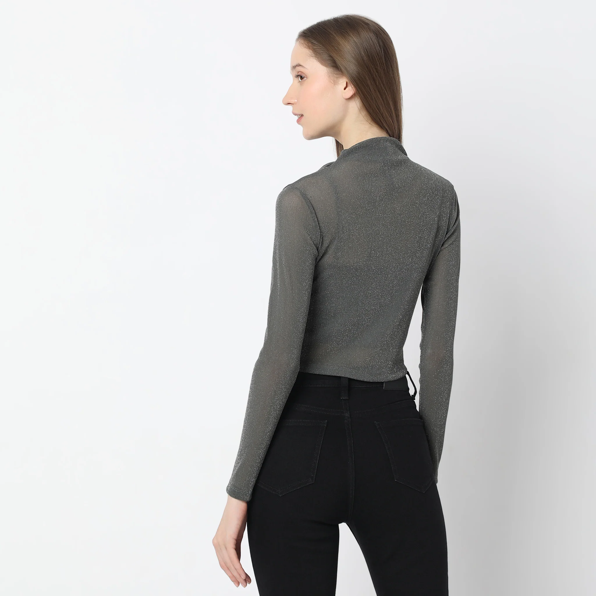 Slim Fit Betty Full Sleeve Party Top - Image 3