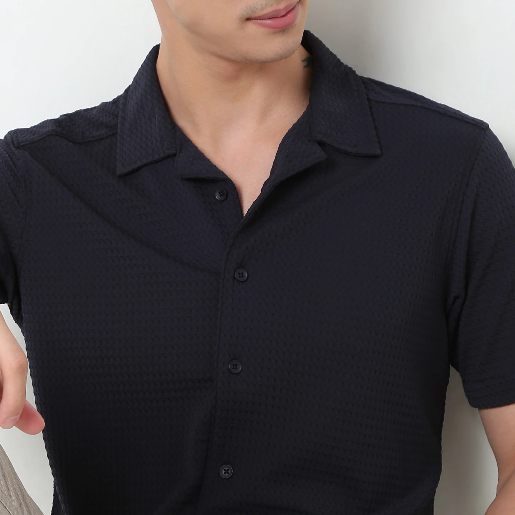 Slim Fit Checkered Shirt - Image 4
