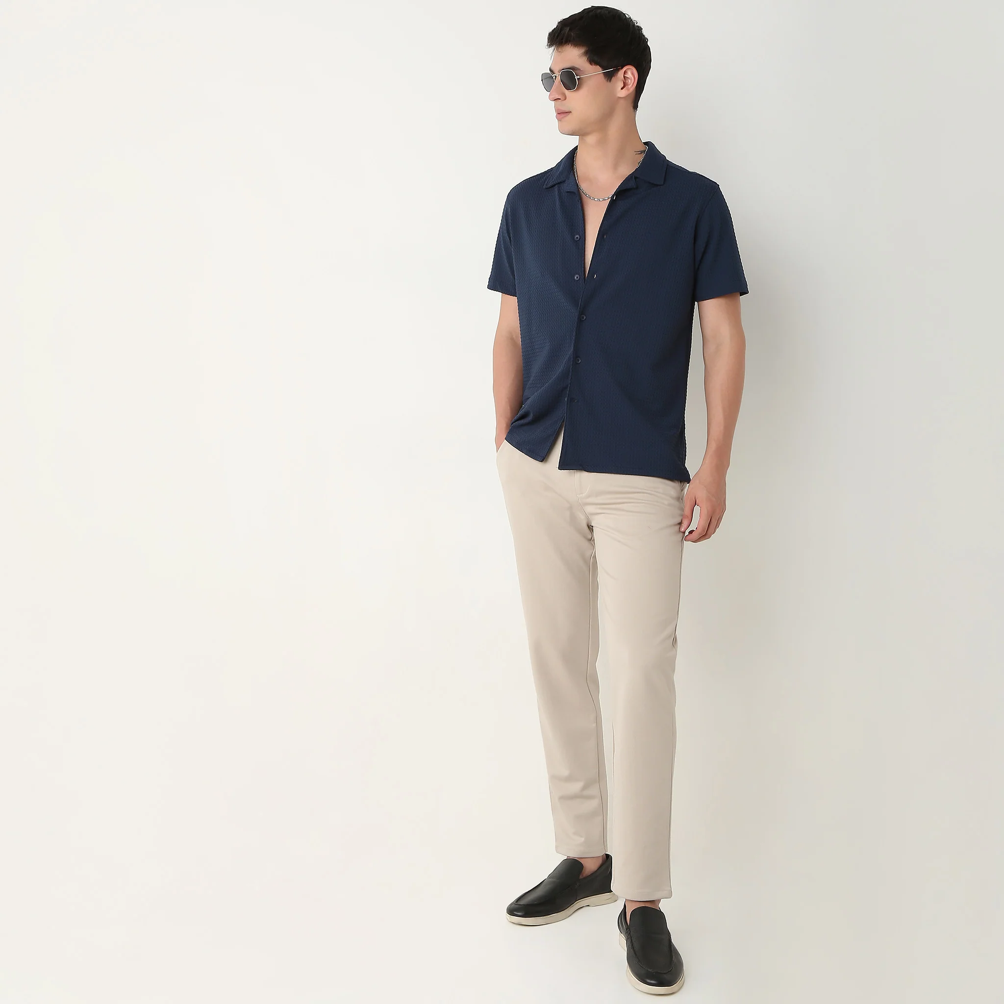 Slim Fit Checkered Shirt - Image 6