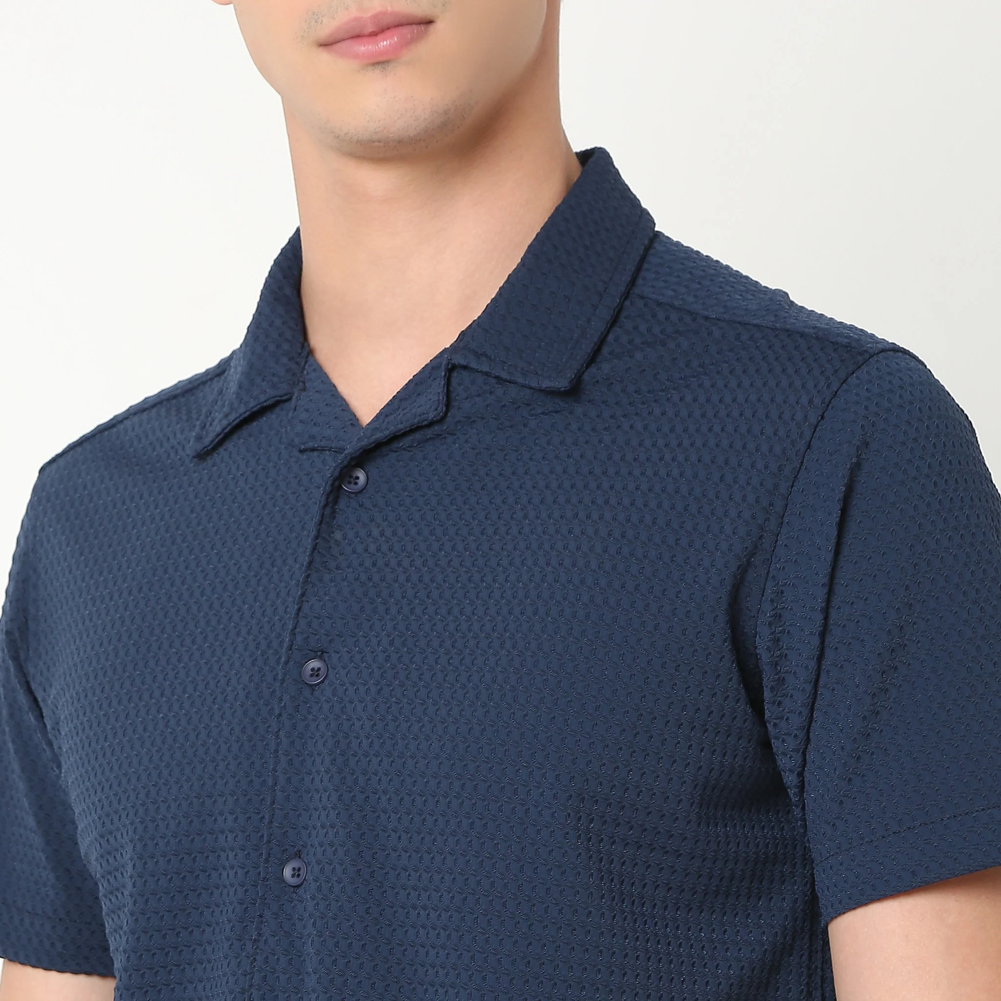 Slim Fit Checkered Shirt - Image 9