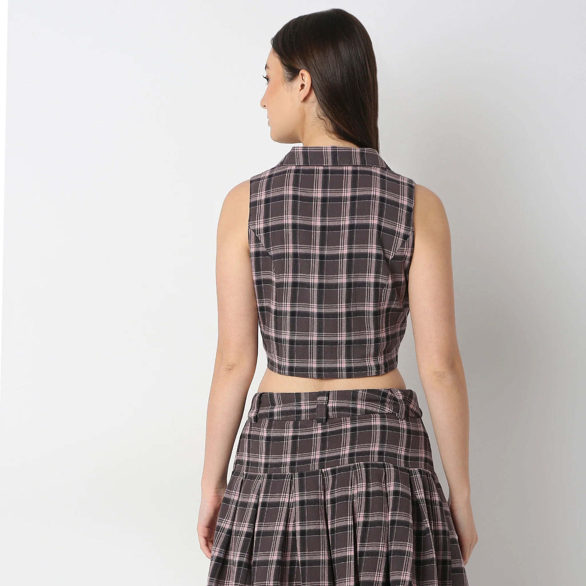 Slim Fit Checkered Shirt - Image 3