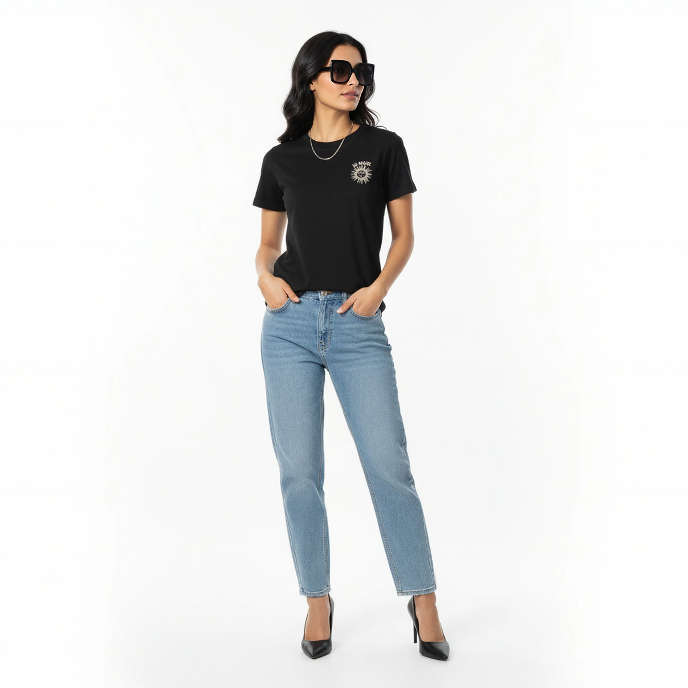 Slim Fit Cotton Garphic T-Shirt