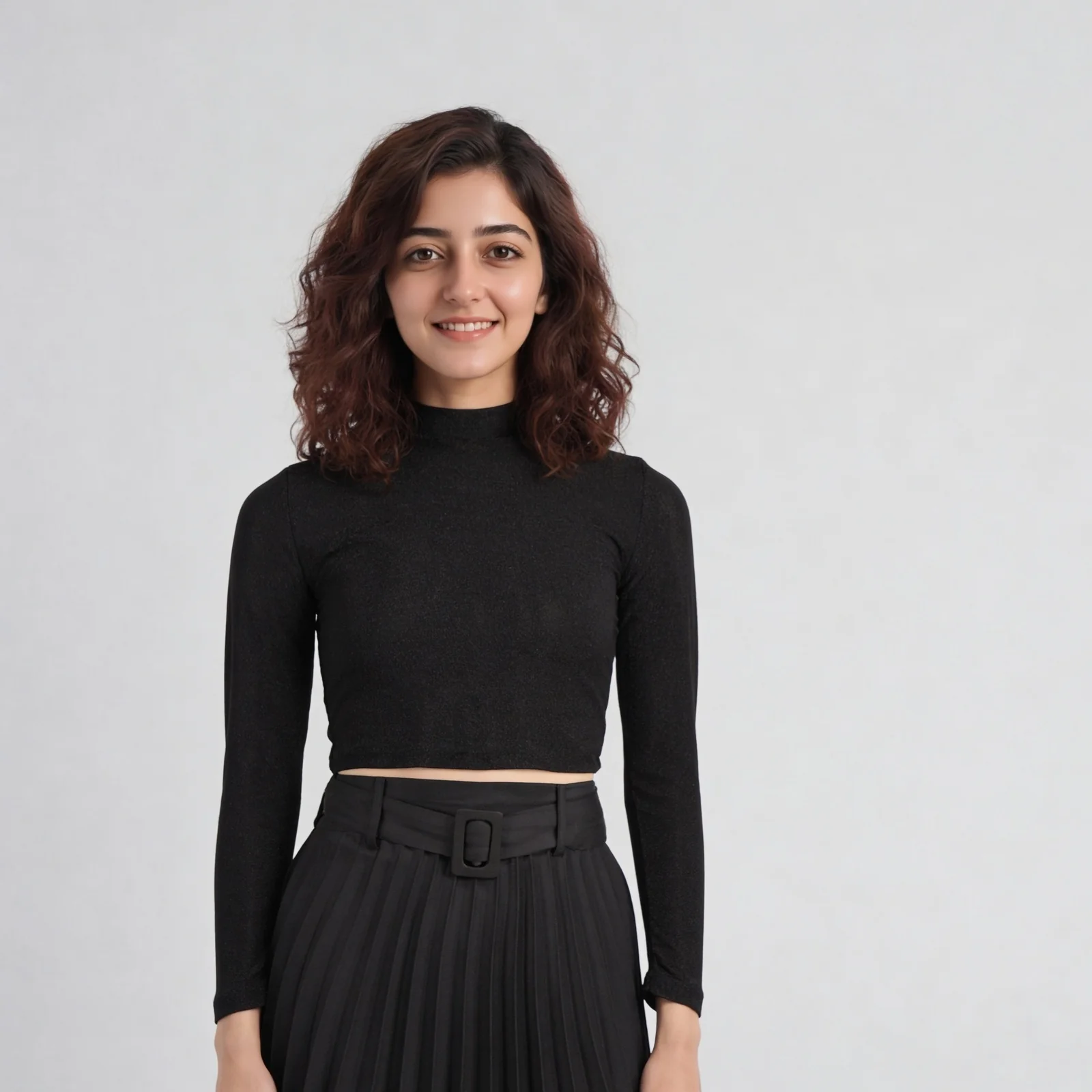 Slim Fit Embellished Crop T-Shirt - Image 2