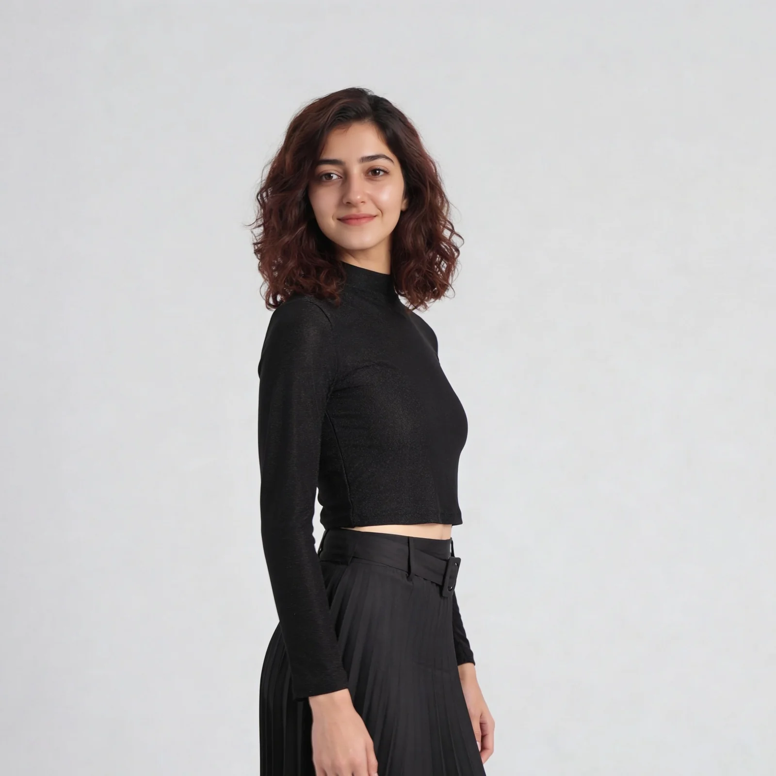 Slim Fit Embellished Crop T-Shirt - Image 5