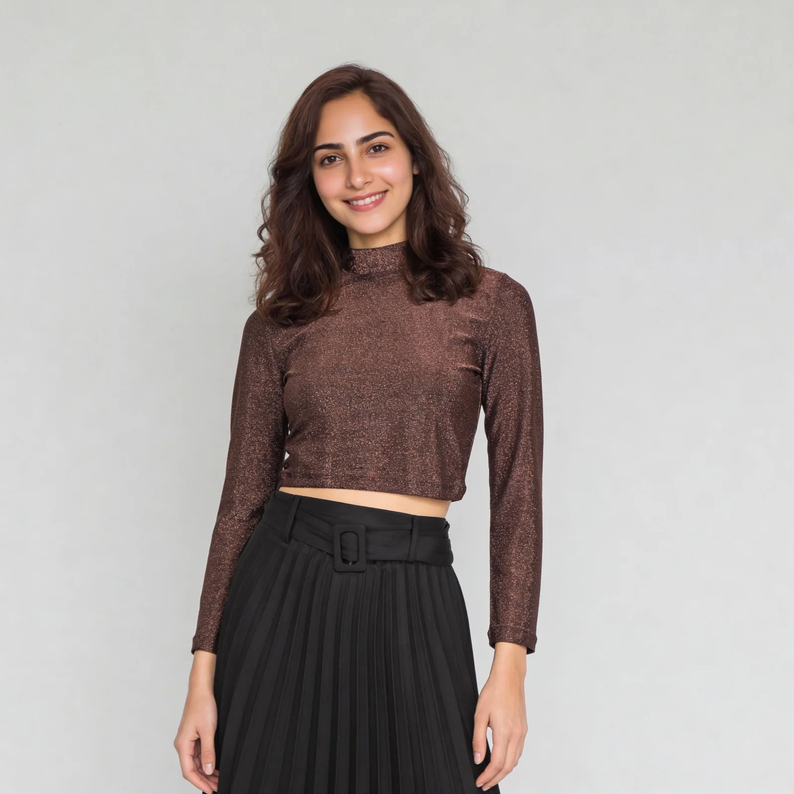 Slim Fit Embellished Crop T-Shirt - Image 7