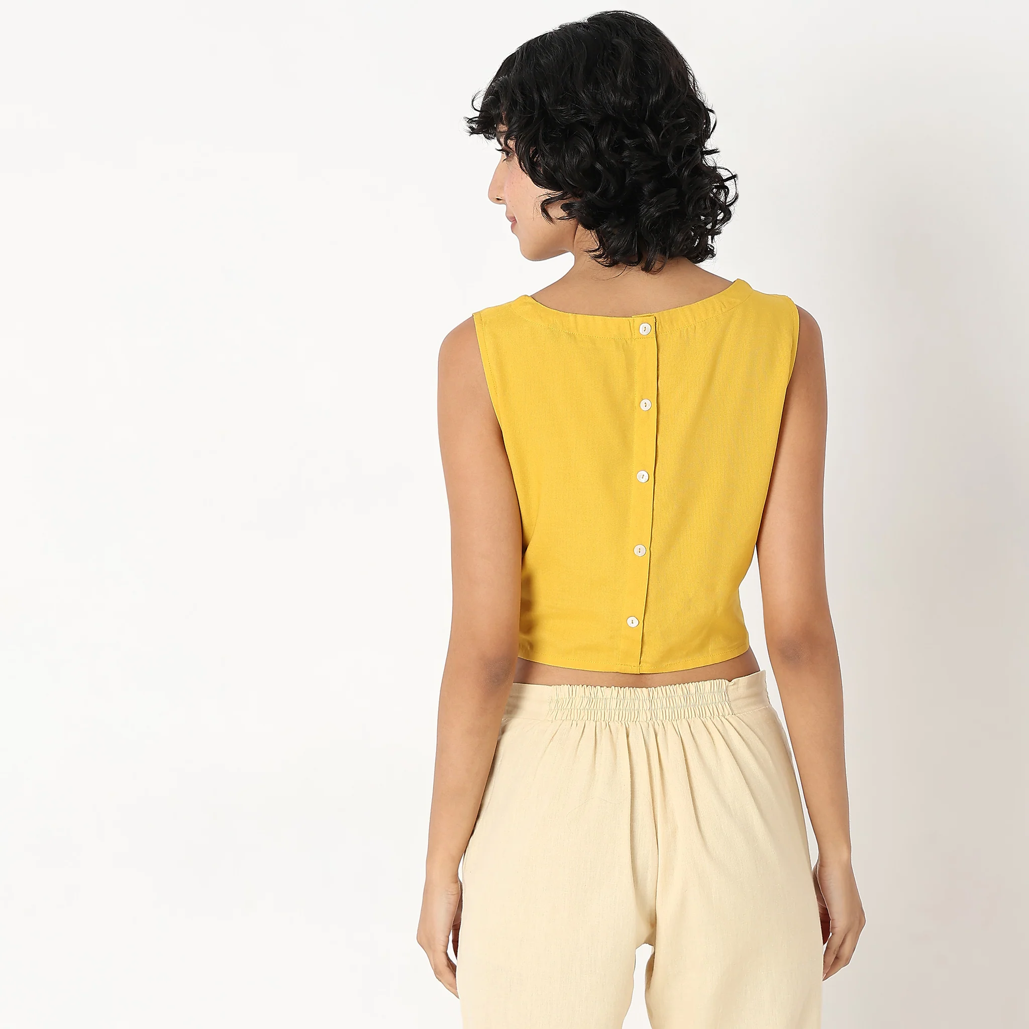 Slim Fit Embroidered Top - Image 3