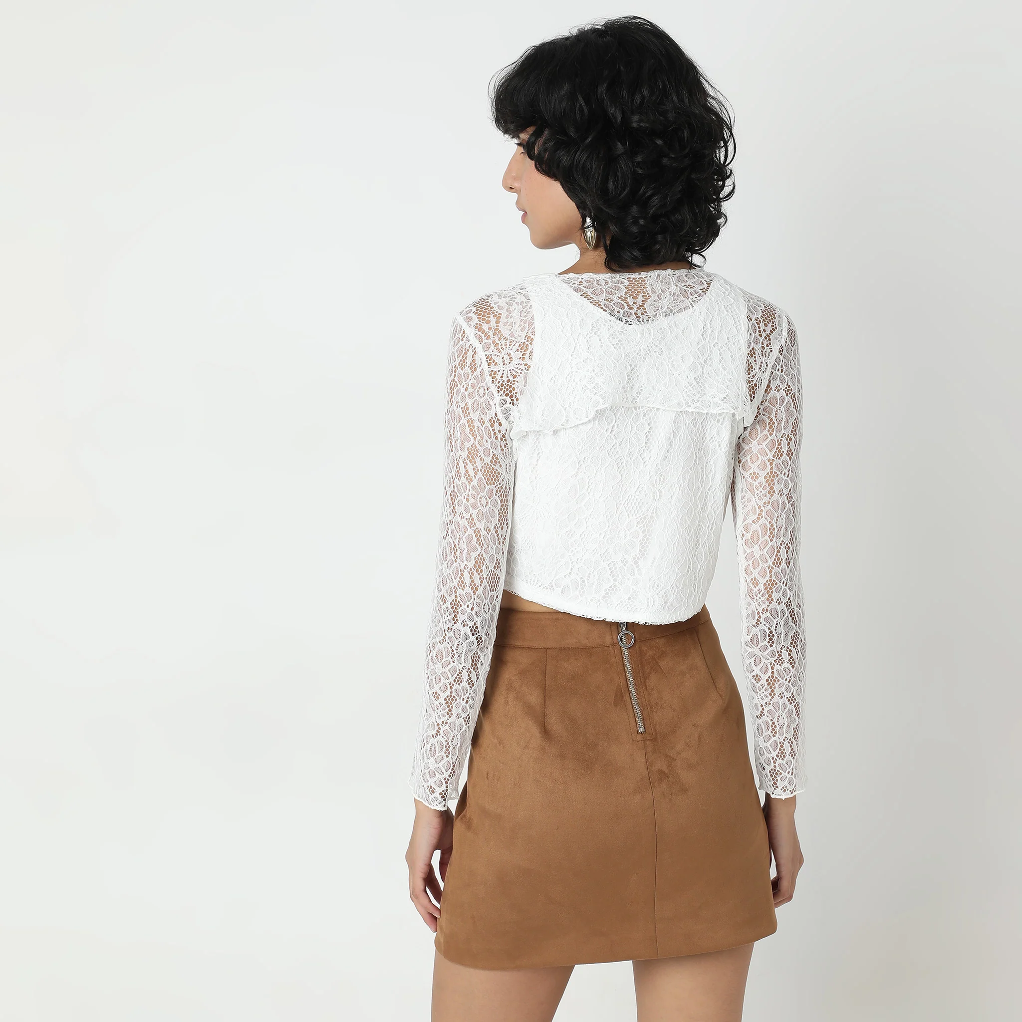 Slim Fit Embroidered Top - Image 3