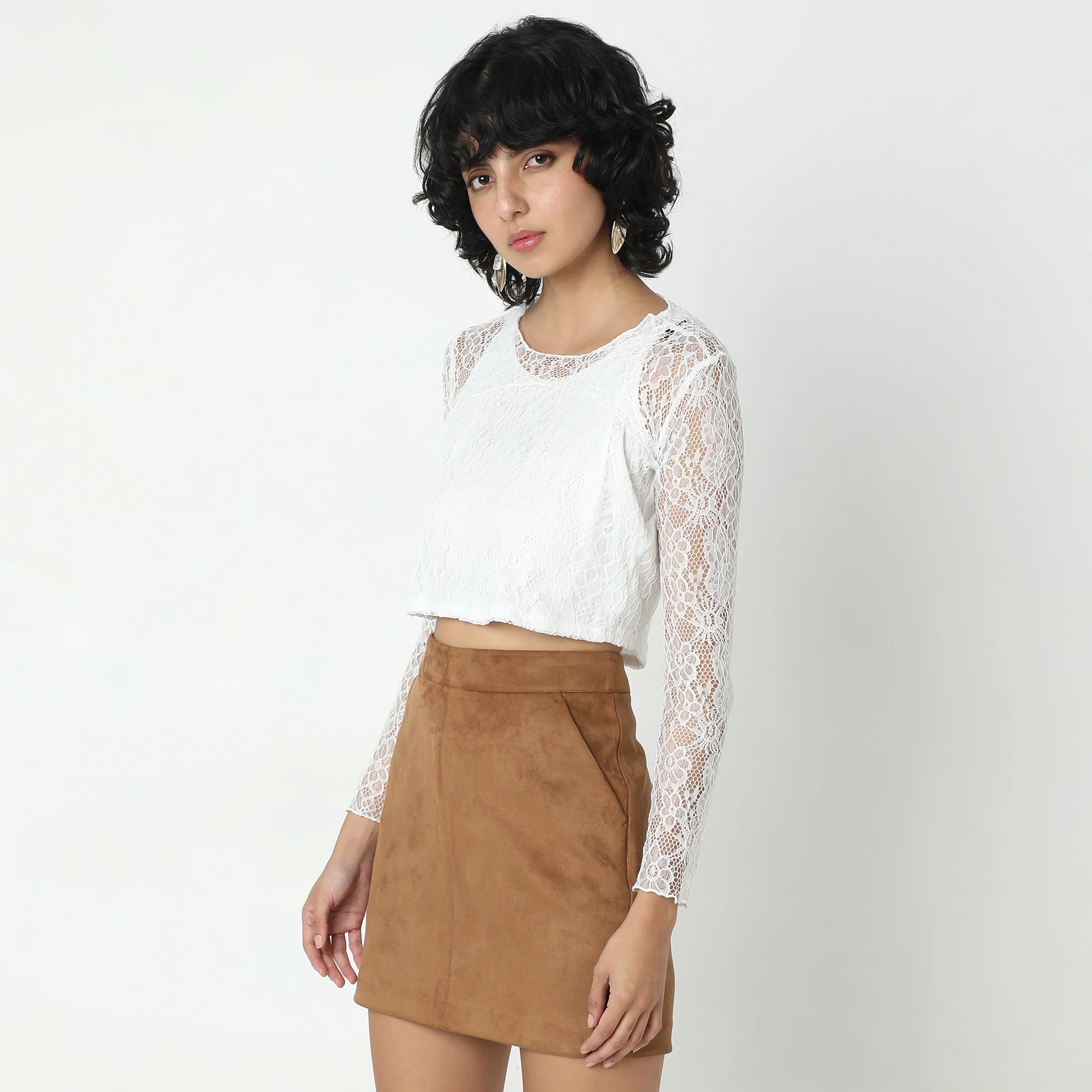 Slim Fit Embroidered Top - Image 5