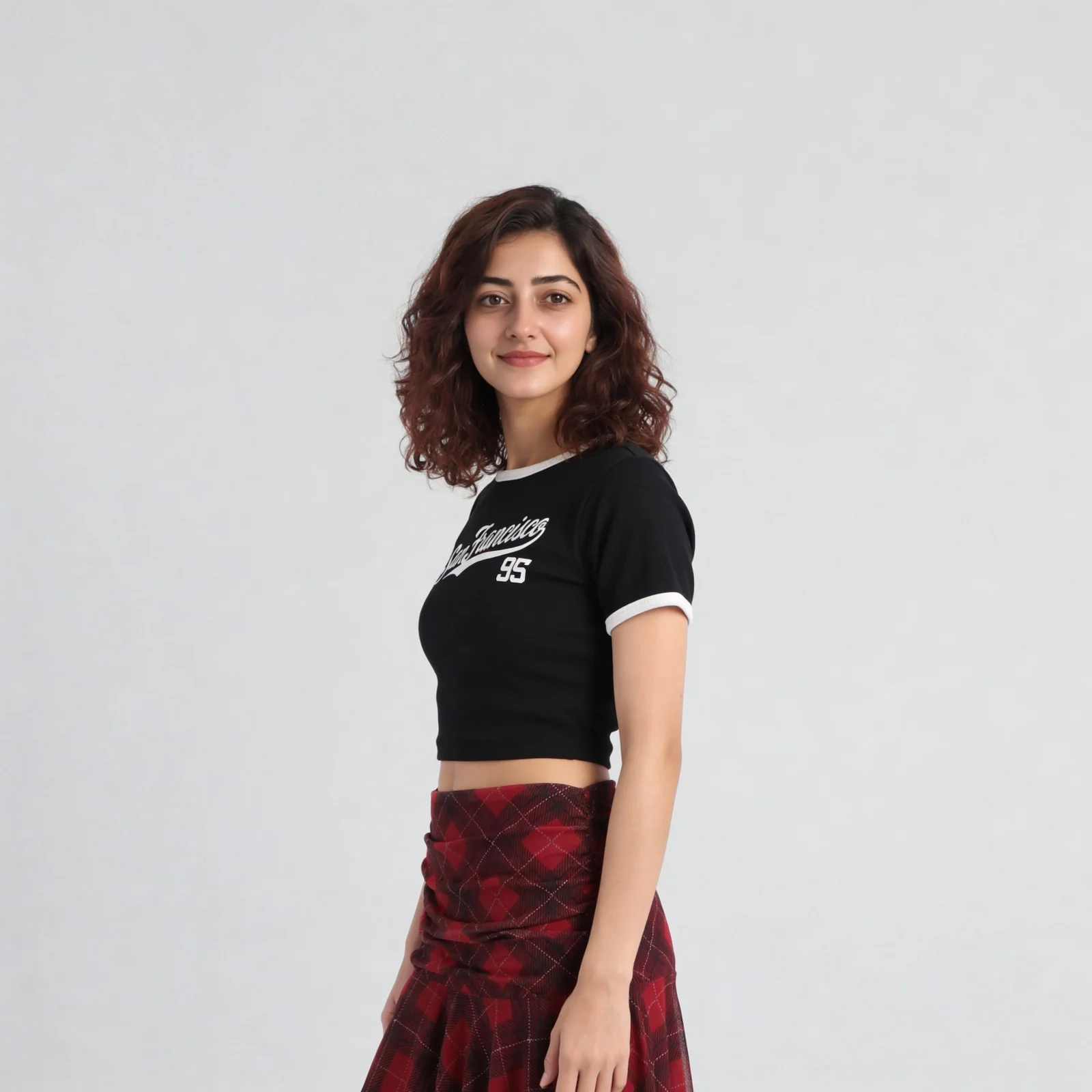 Slim Fit Graphic Crop T-Shirt - Image 5