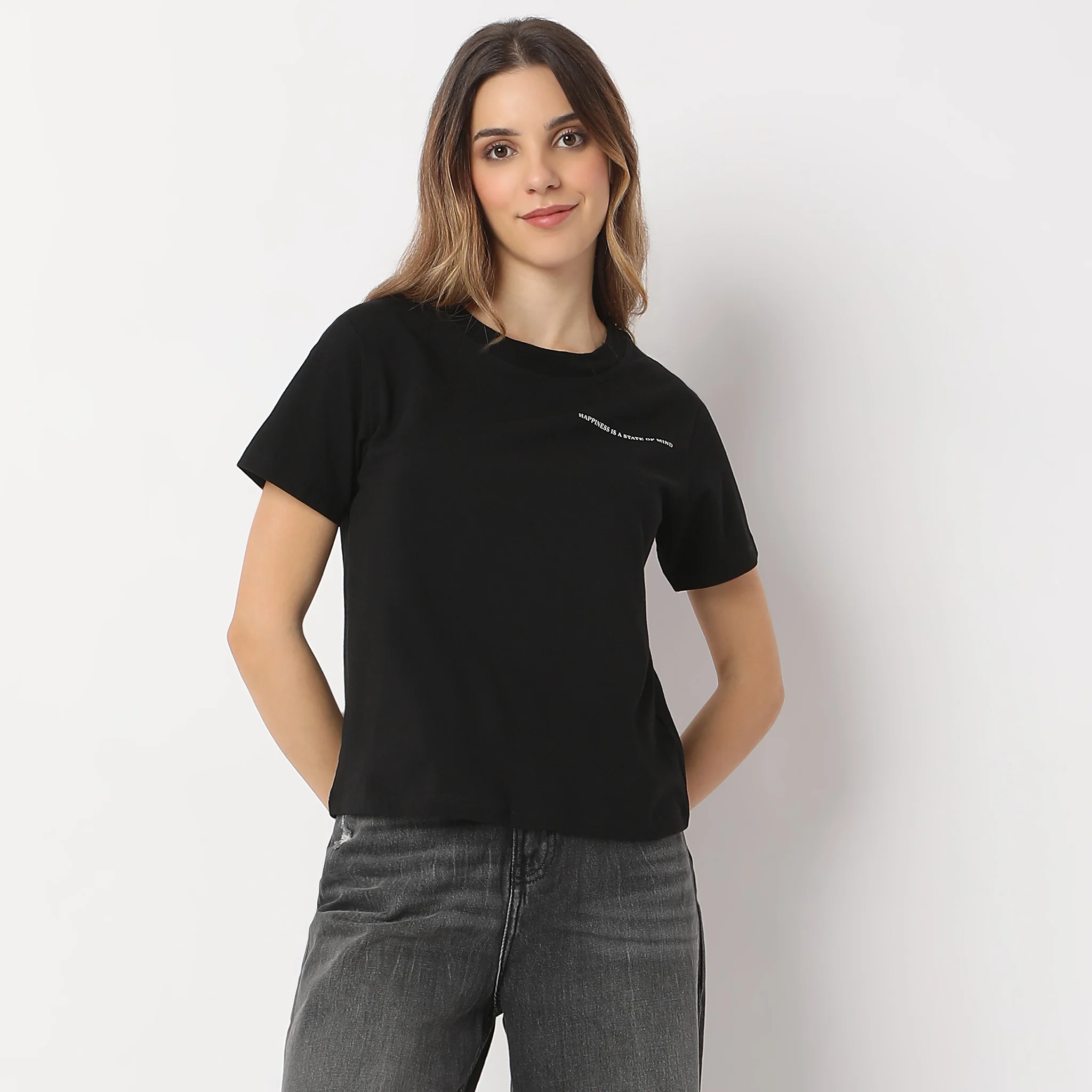 Slim Fit Graphic Short Sleeve Slim Fit T-Shirt - Image 2
