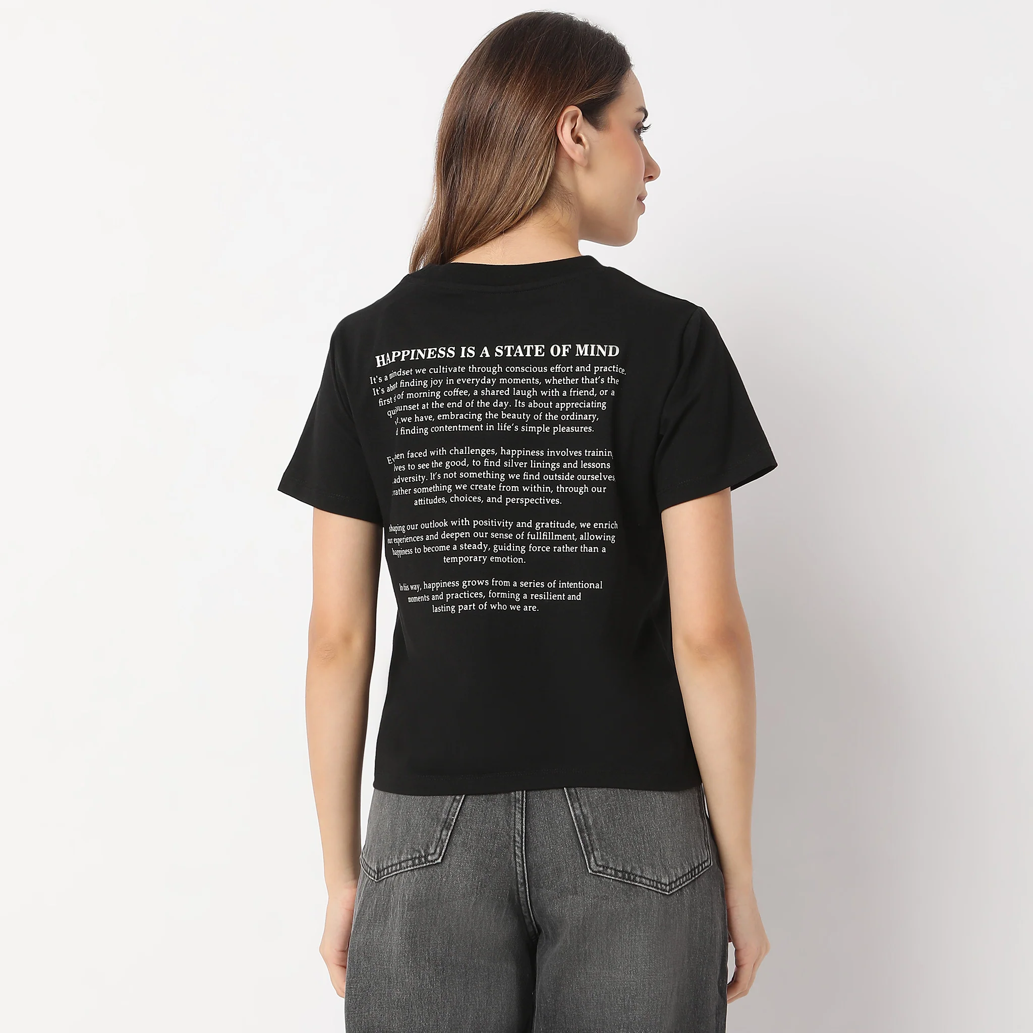 Slim Fit Graphic Short Sleeve Slim Fit T-Shirt - Image 3