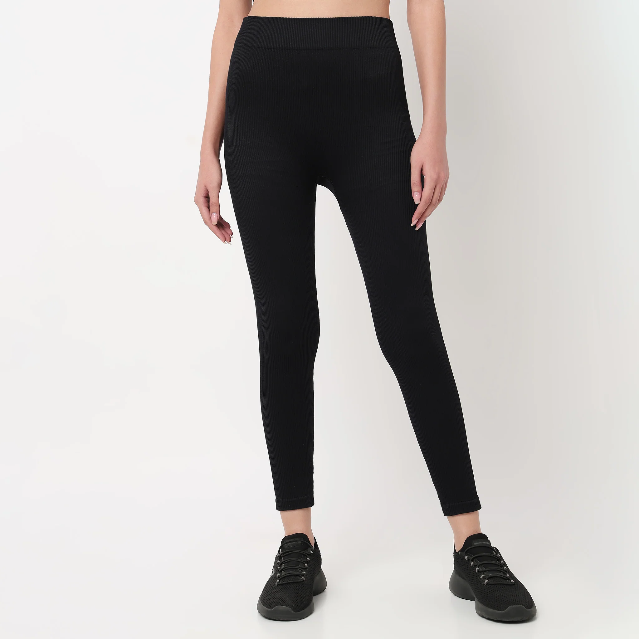 Slim Fit High Rise Leggings - Image 2