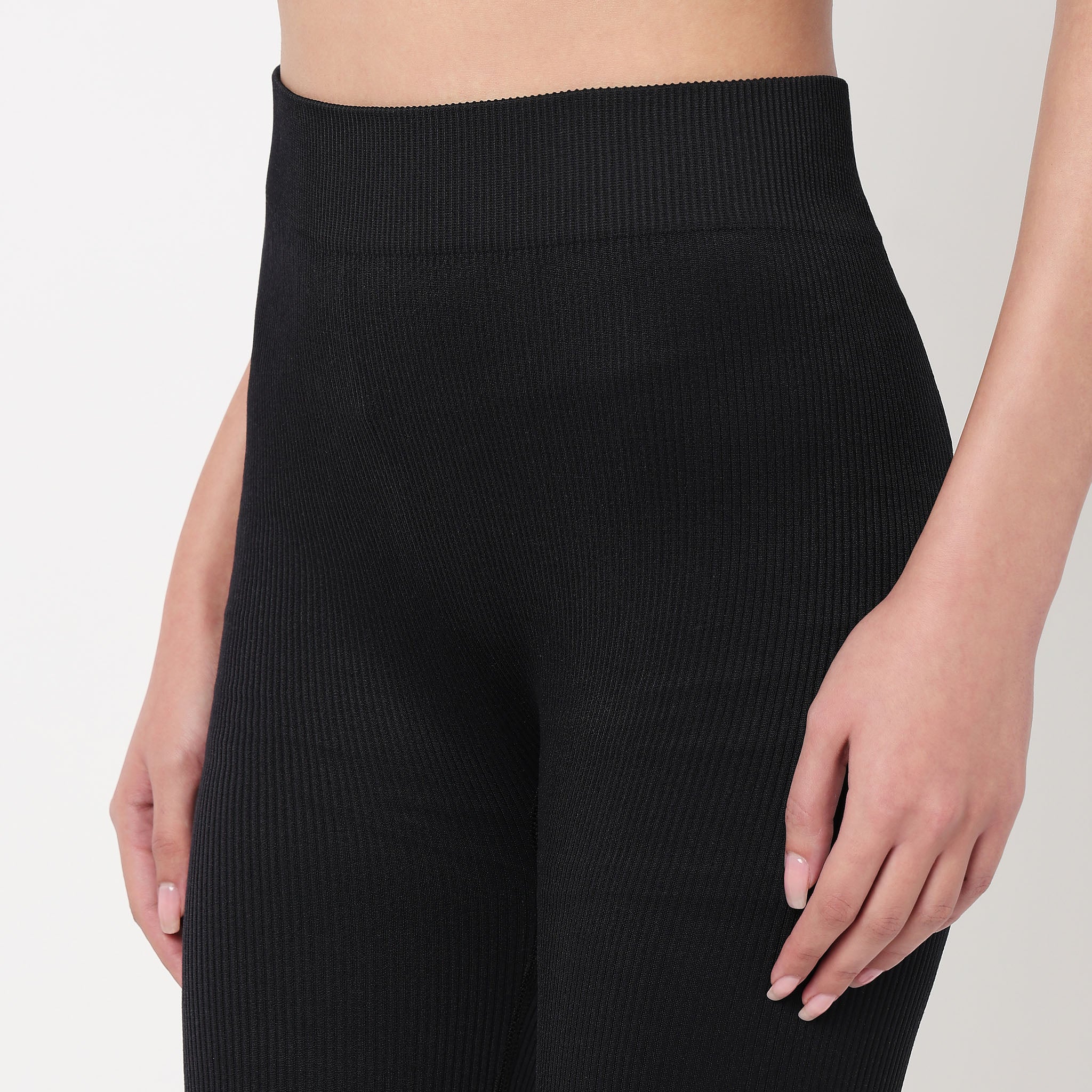 Slim Fit High Rise Leggings - Image 4