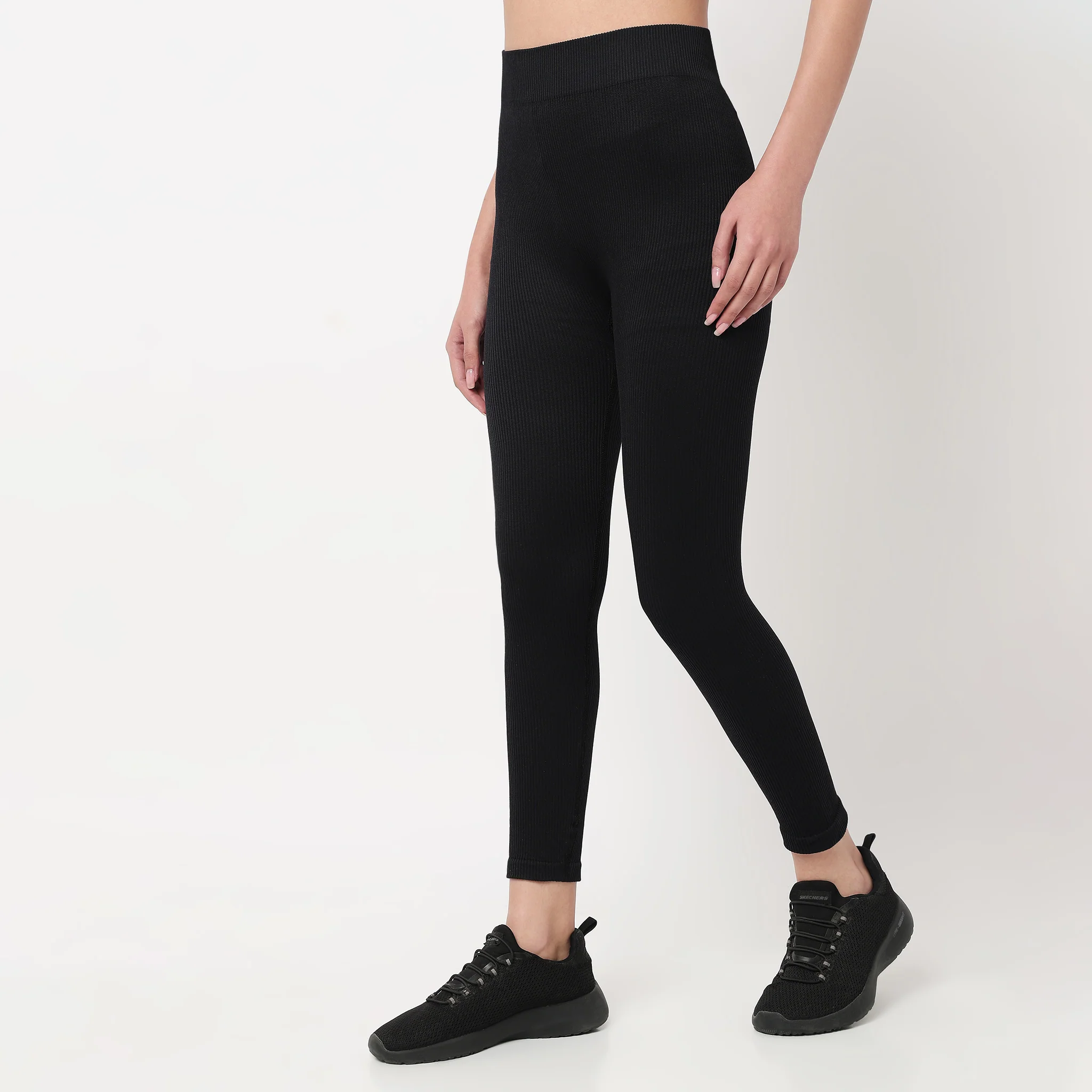 Slim Fit High Rise Leggings - Image 5