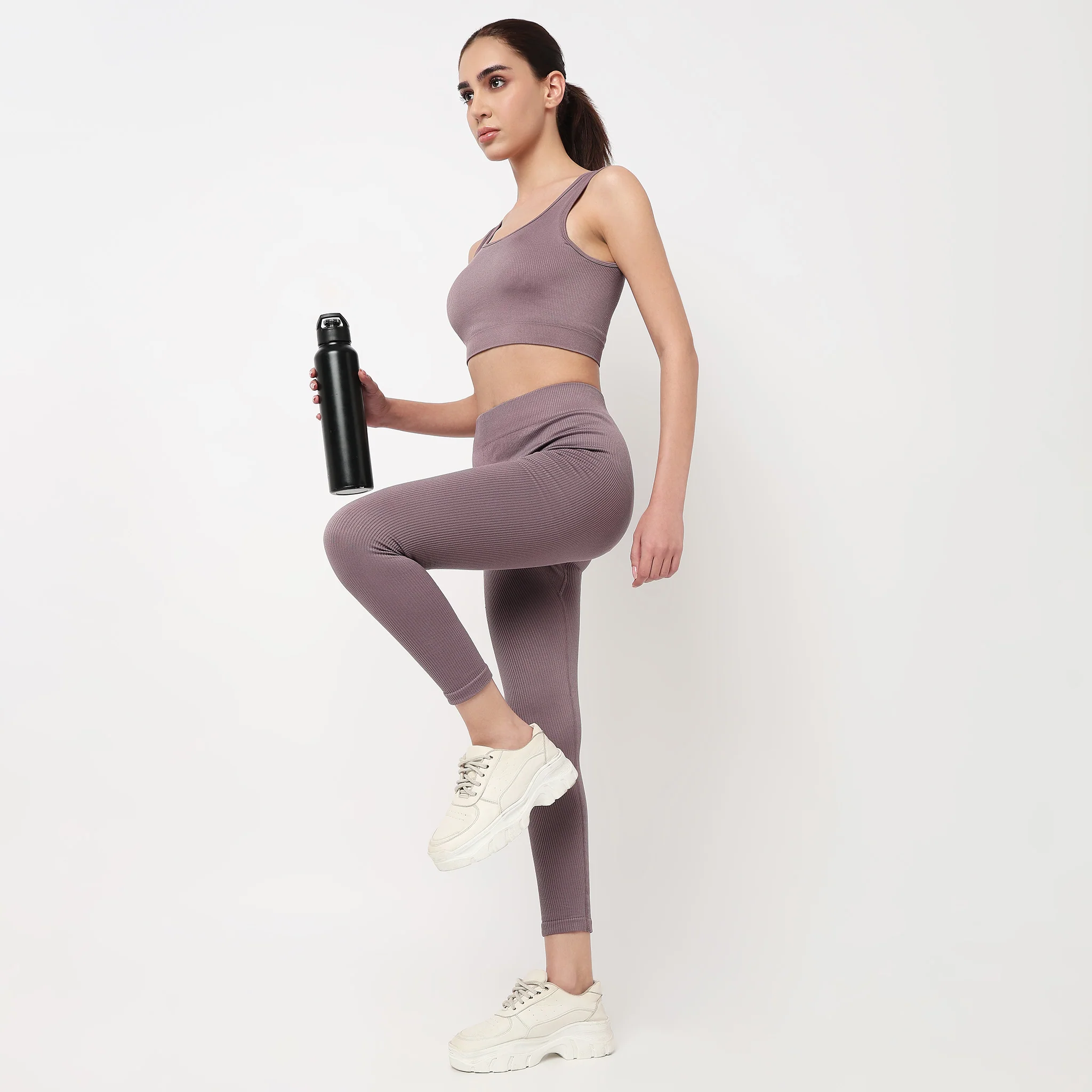 Slim Fit High Rise Leggings - Image 6