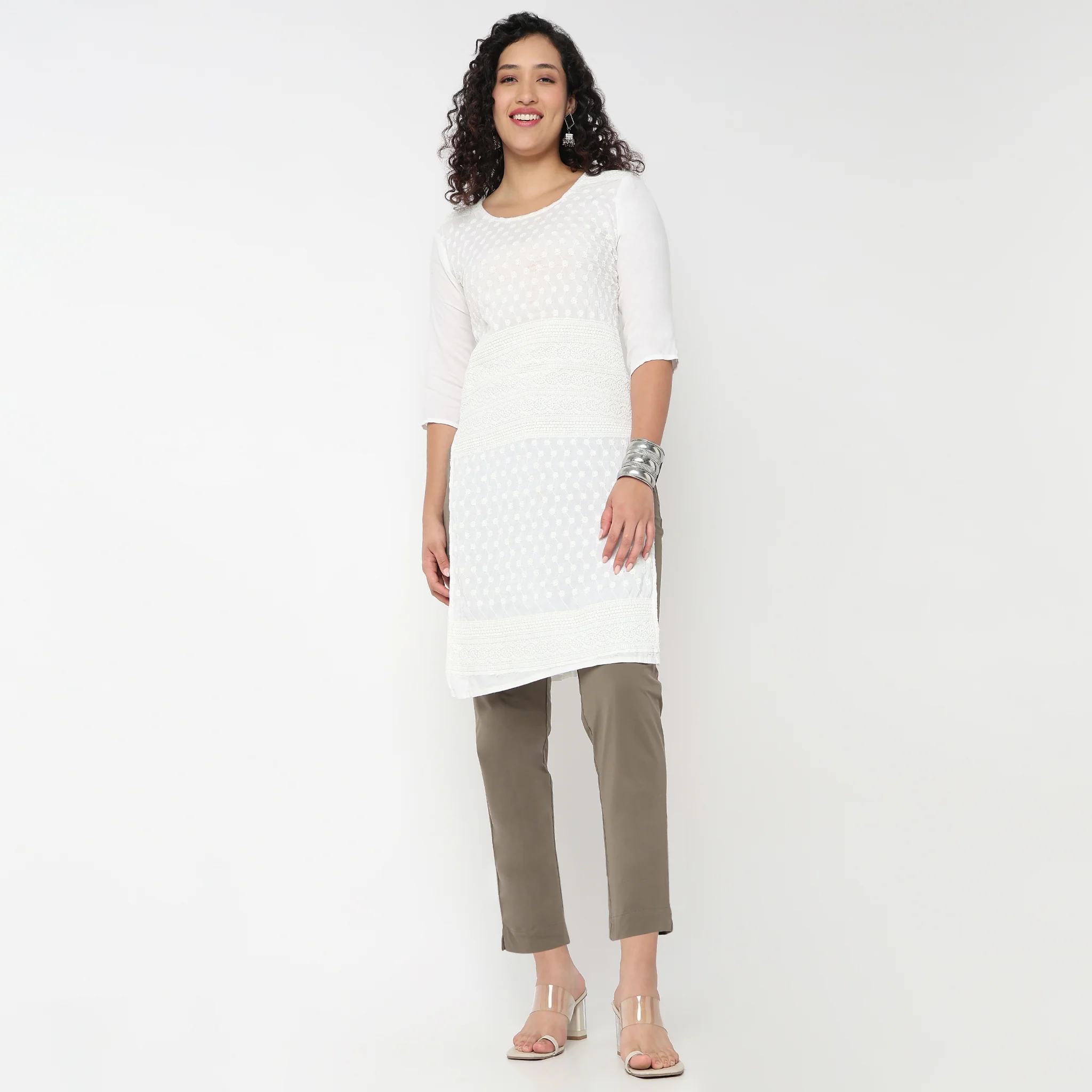 Air Dry Slim Fit High Rise Tapered Pant - Image 11
