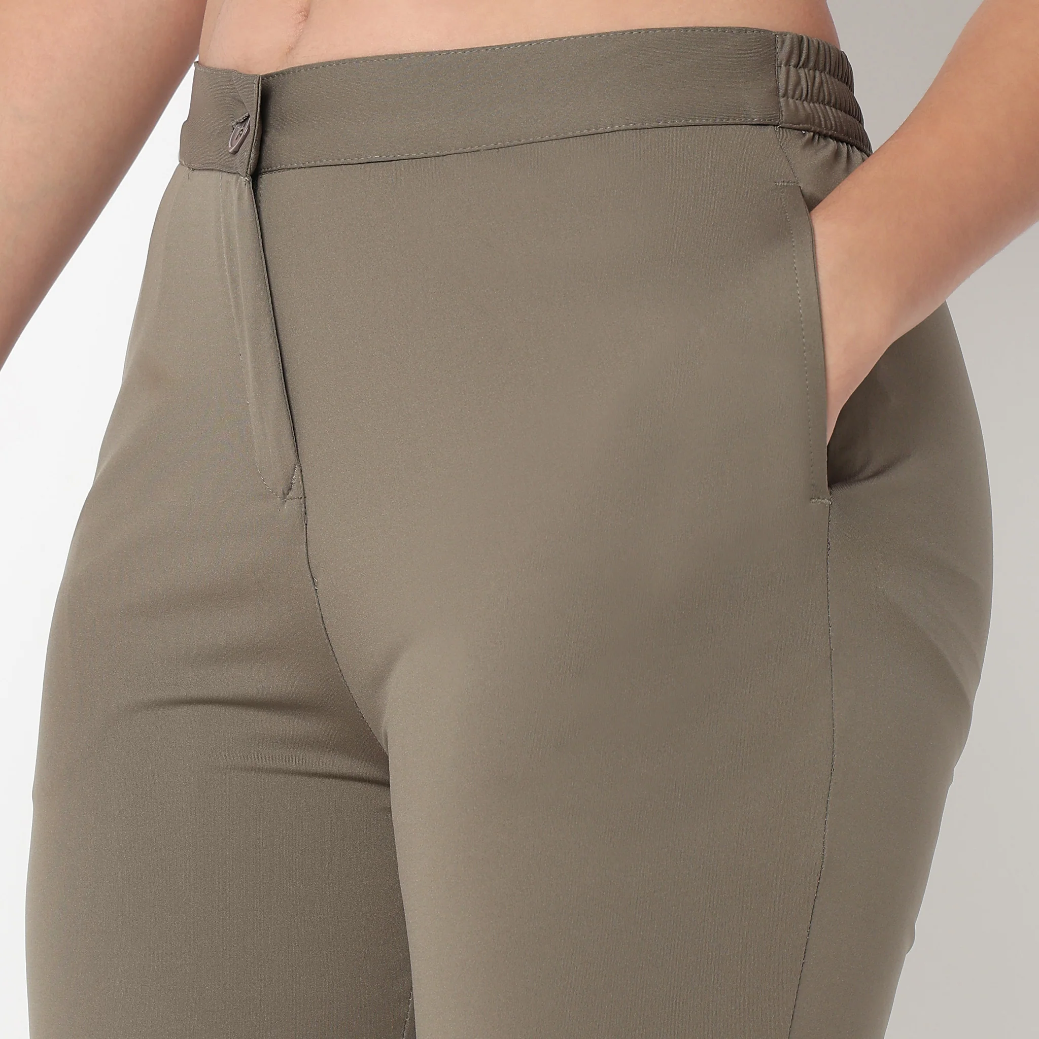 Air Dry Slim Fit High Rise Tapered Pant - Image 14