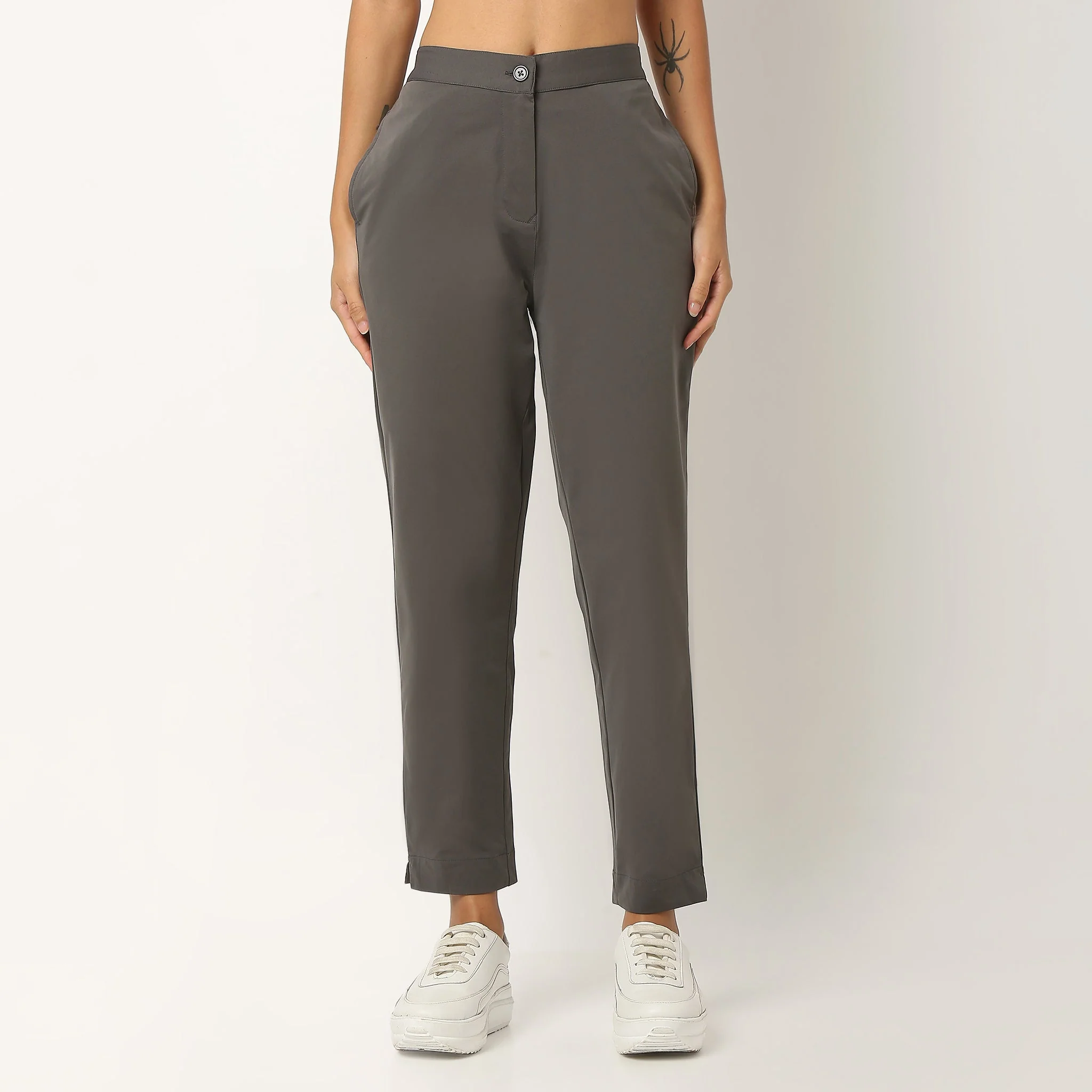 Air Dry Slim Fit High Rise Tapered Pant - Image 17
