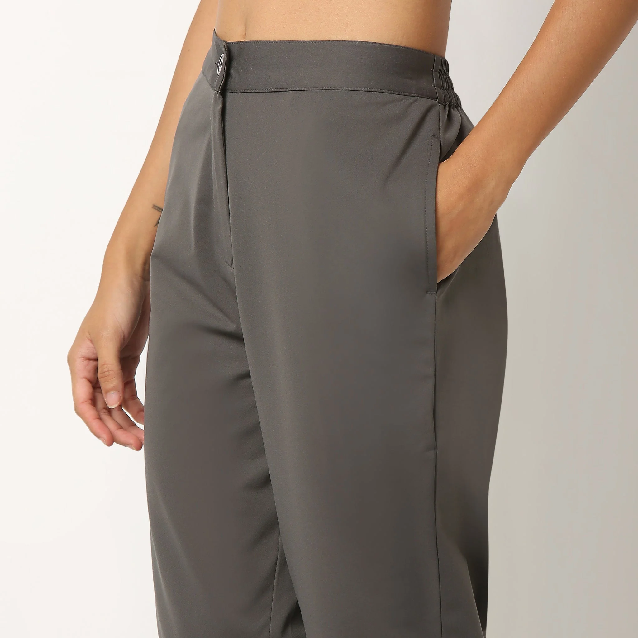 Air Dry Slim Fit High Rise Tapered Pant - Image 19