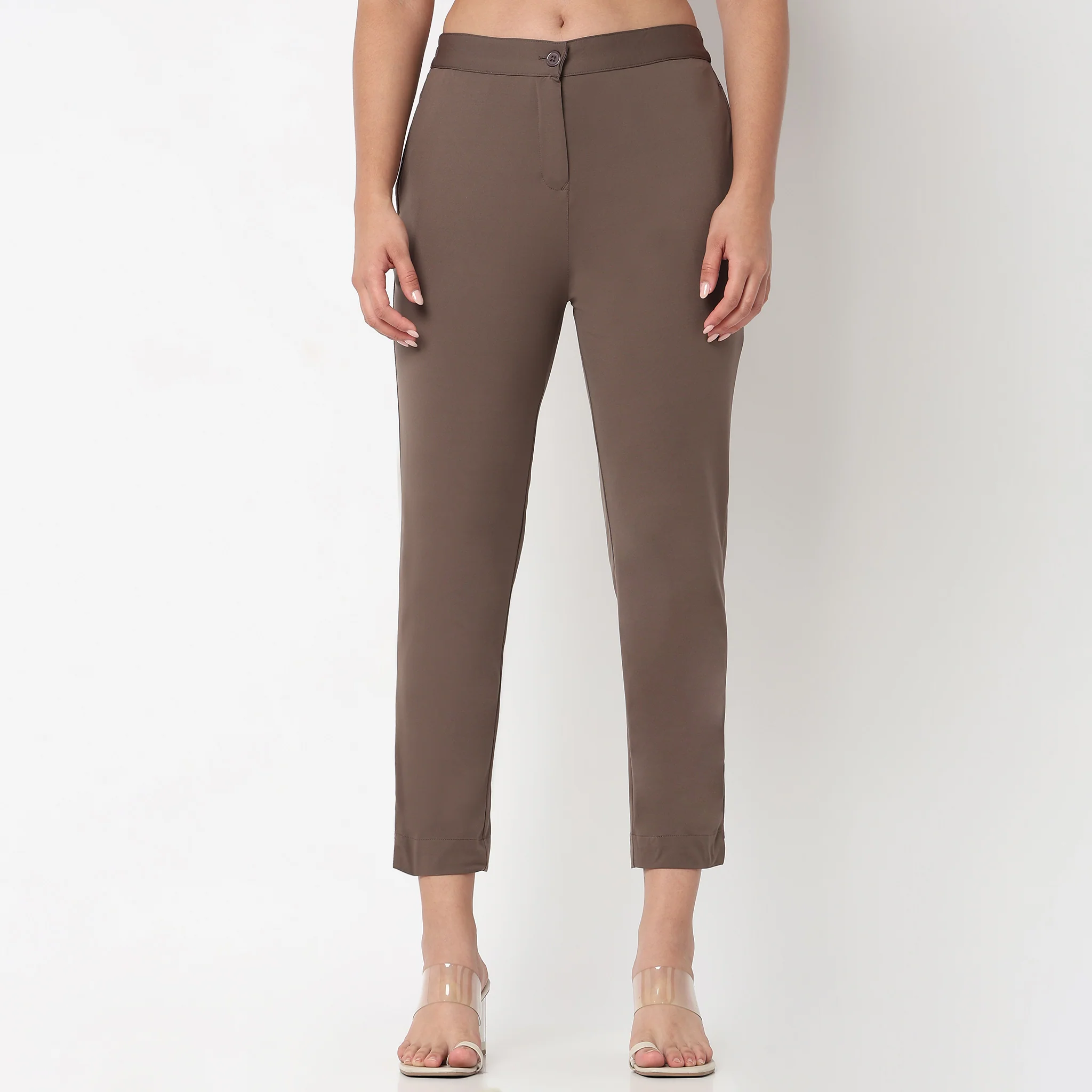 Air Dry Slim Fit High Rise Tapered Pant - Image 2
