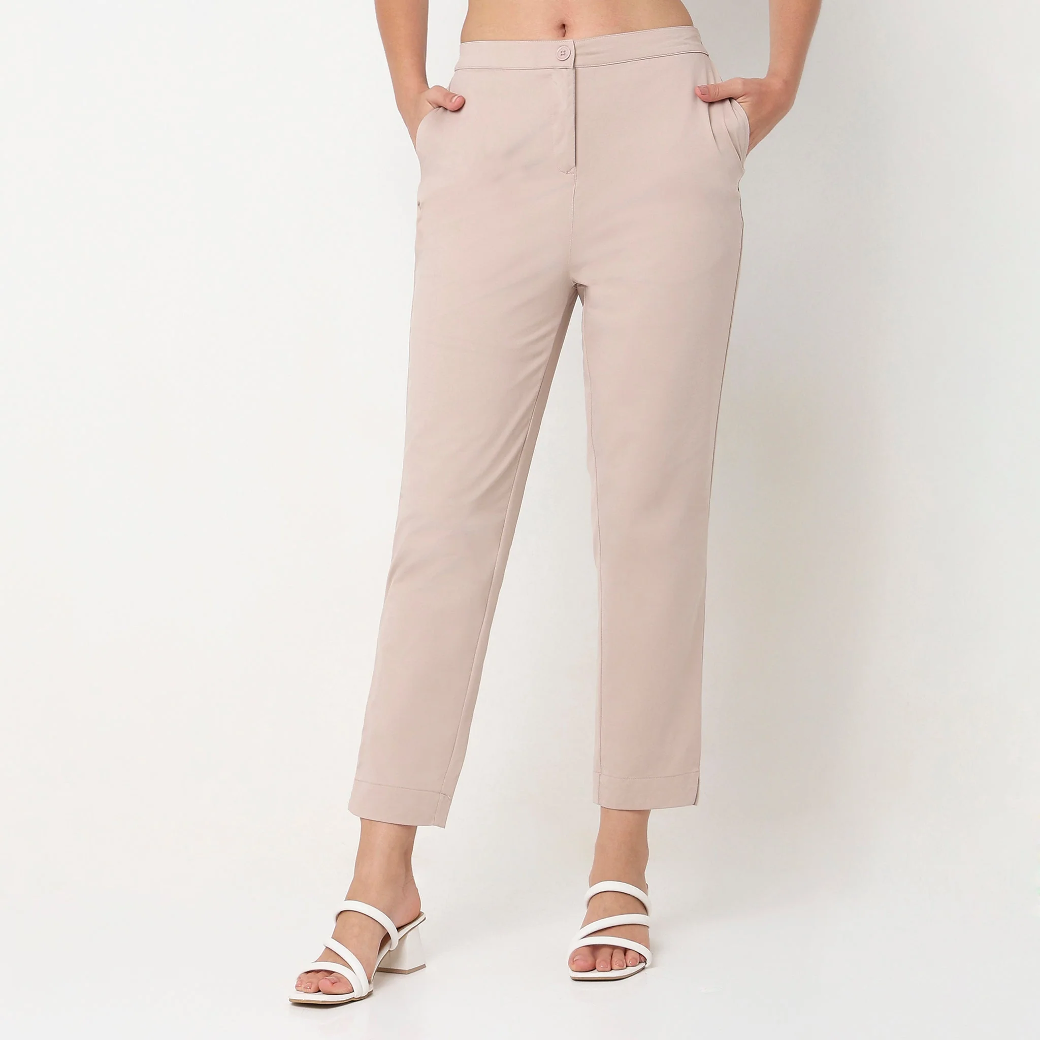 Air Dry Slim Fit High Rise Tapered Pant - Image 25