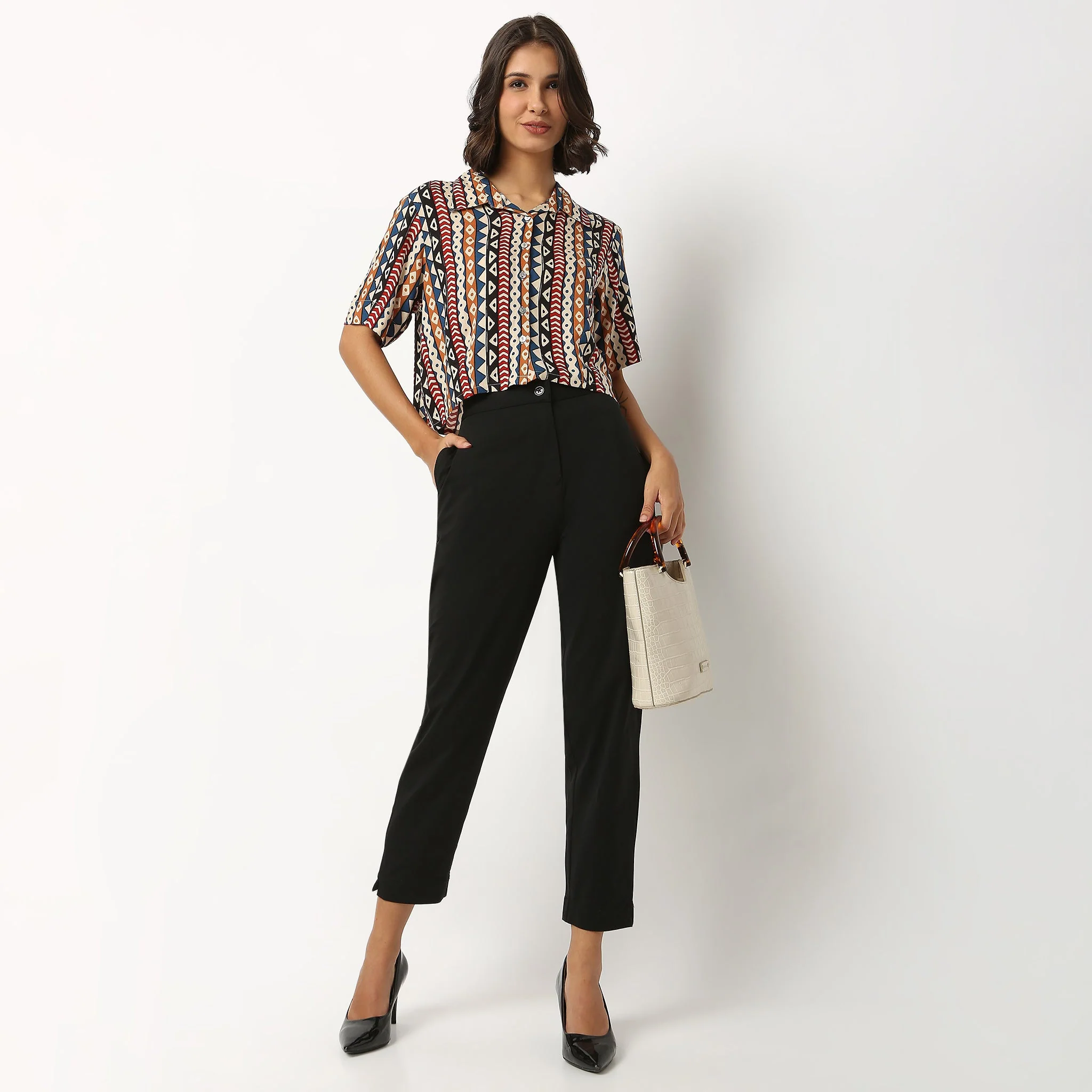 Air Dry Slim Fit High Rise Tapered Pant - Image 26