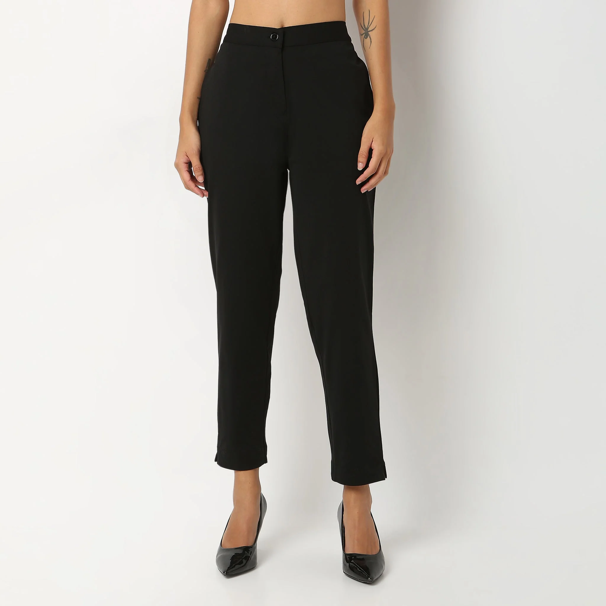 Air Dry Slim Fit High Rise Tapered Pant - Image 27
