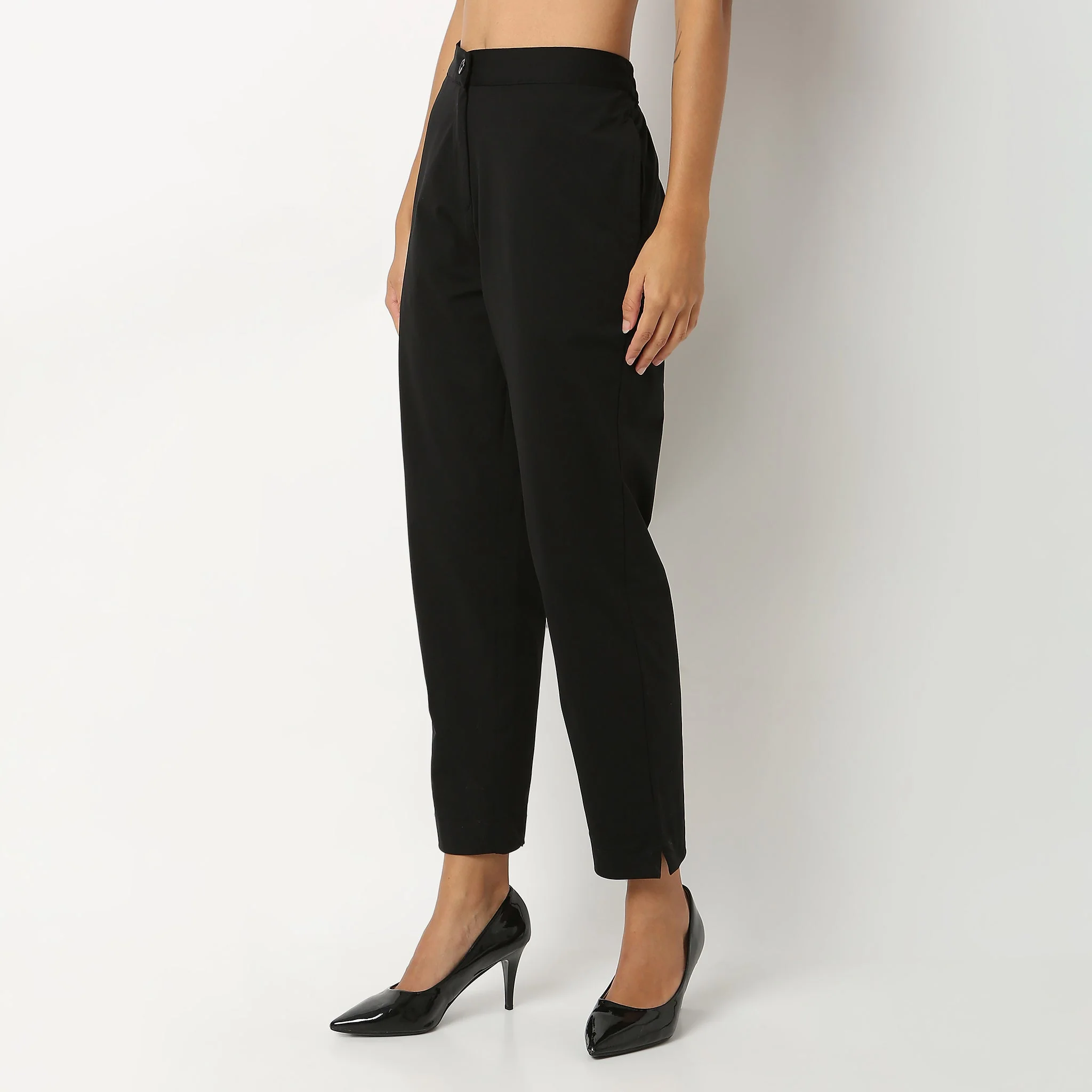 Air Dry Slim Fit High Rise Tapered Pant - Image 30