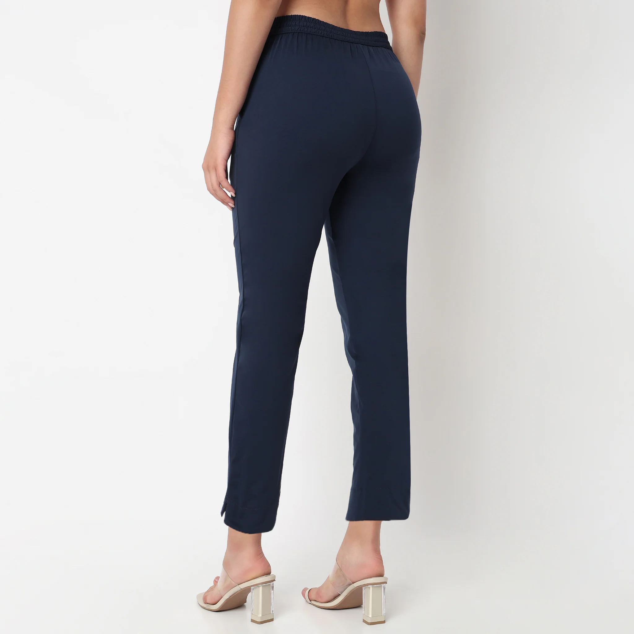 Air Dry Slim Fit High Rise Tapered Pant - Image 8
