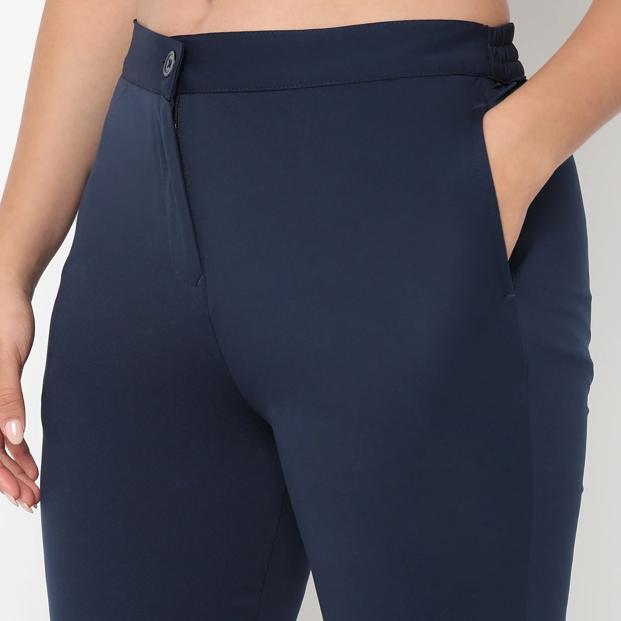 Air Dry Slim Fit High Rise Tapered Pant - Image 9