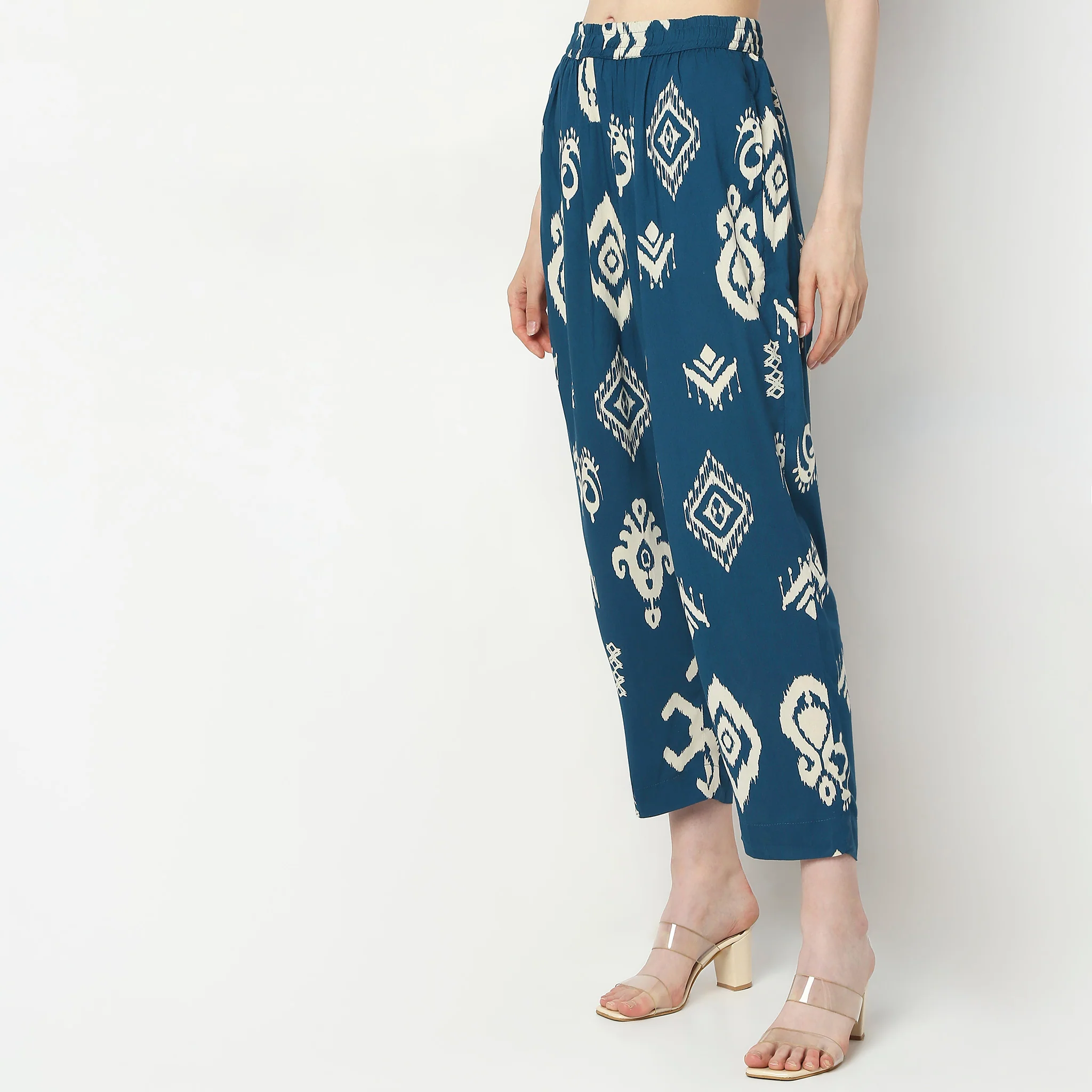 Slim Fit High Rise Pants - Image 5