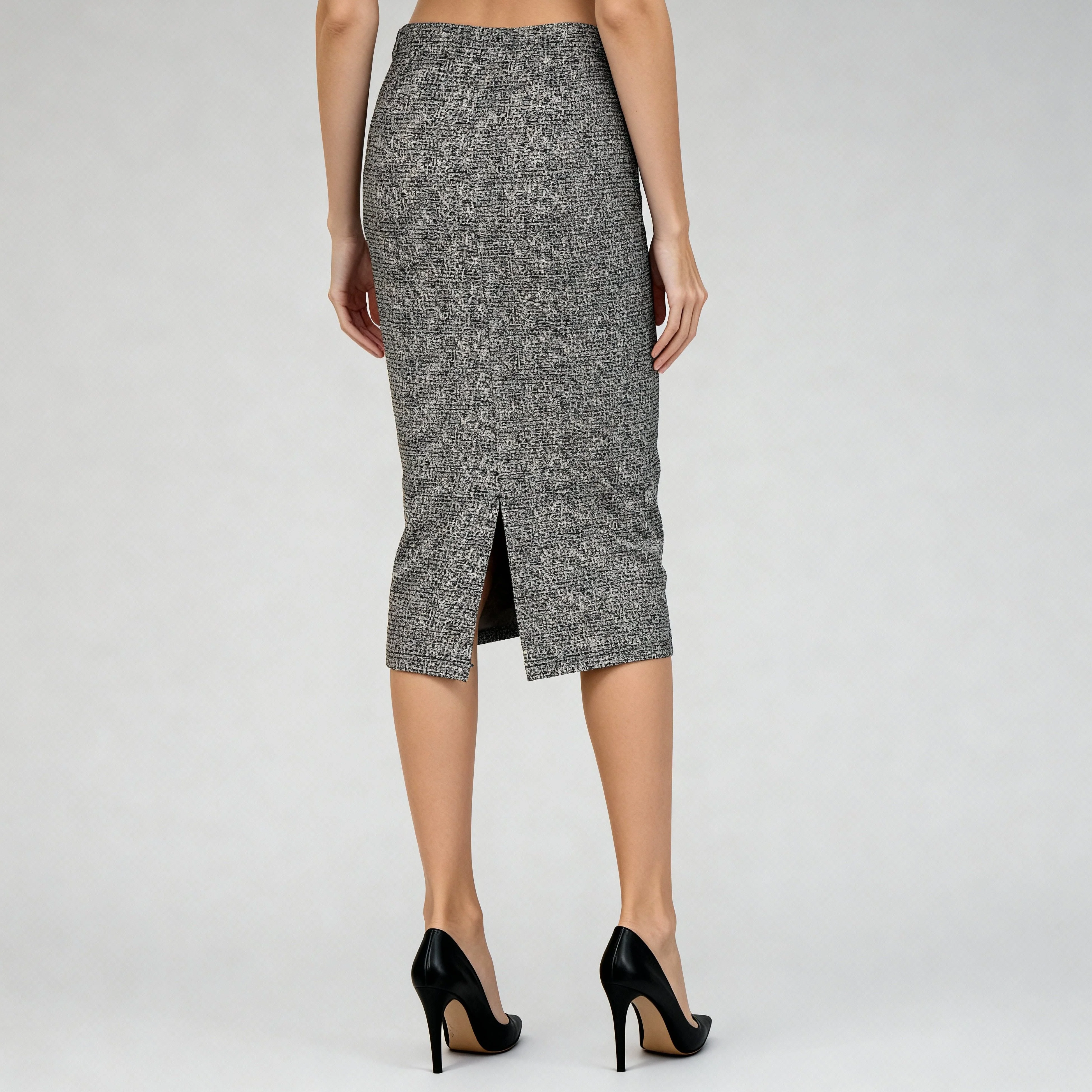 Slim Fit High Rise Printed Skirt - Image 3