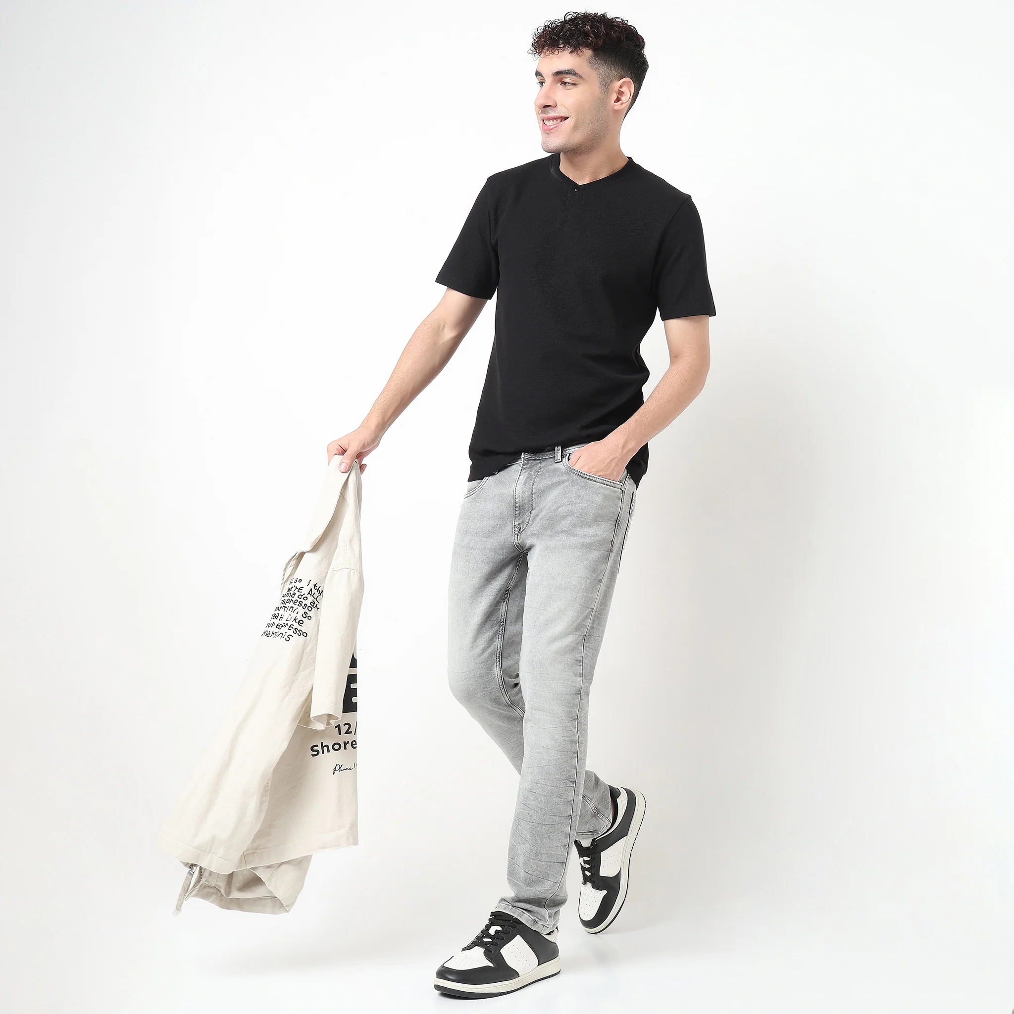 Ice wash Slim Fit Jeans