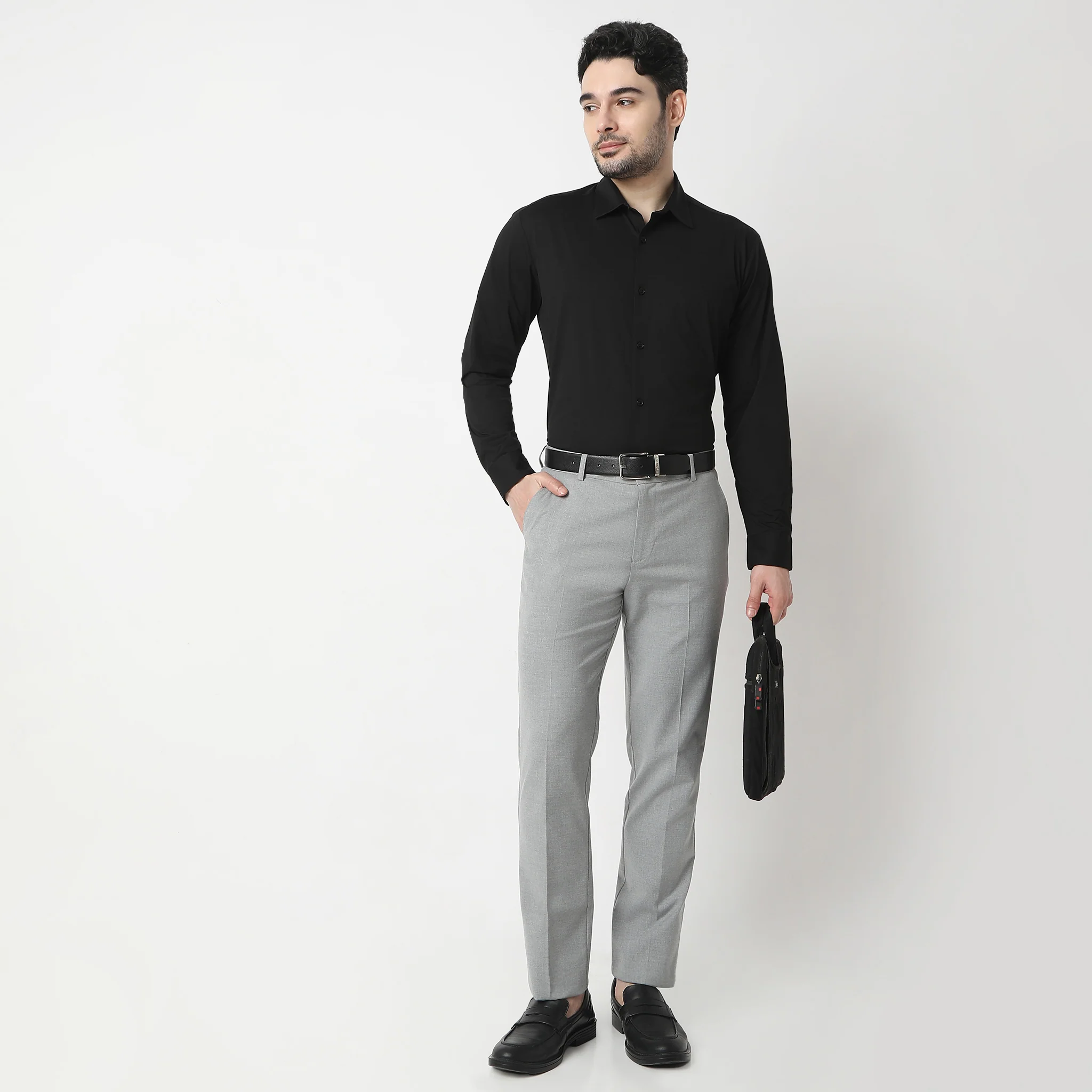 Travelator™ 2025 Shirt - 4-Way Ultra Stretch Slim Fit Wash & Wear - "Zero Top Stitch" - Saville Row Finish Full Sleeves- Made For Travel - Image 16