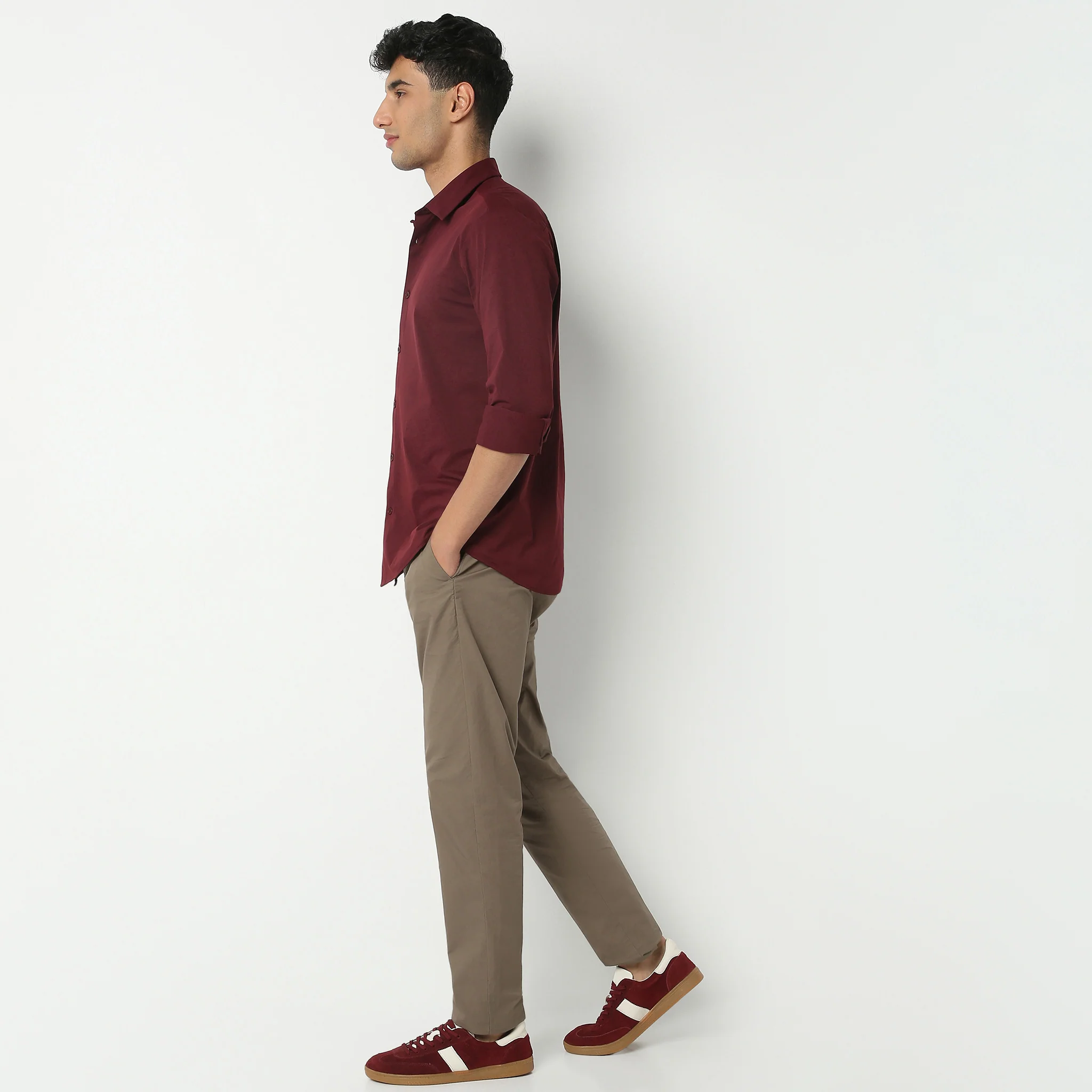 Travelator™ 2025 Shirt - 4-Way Ultra Stretch Slim Fit Wash & Wear - "Zero Top Stitch" - Saville Row Finish Full Sleeves- Made For Travel - Image 36